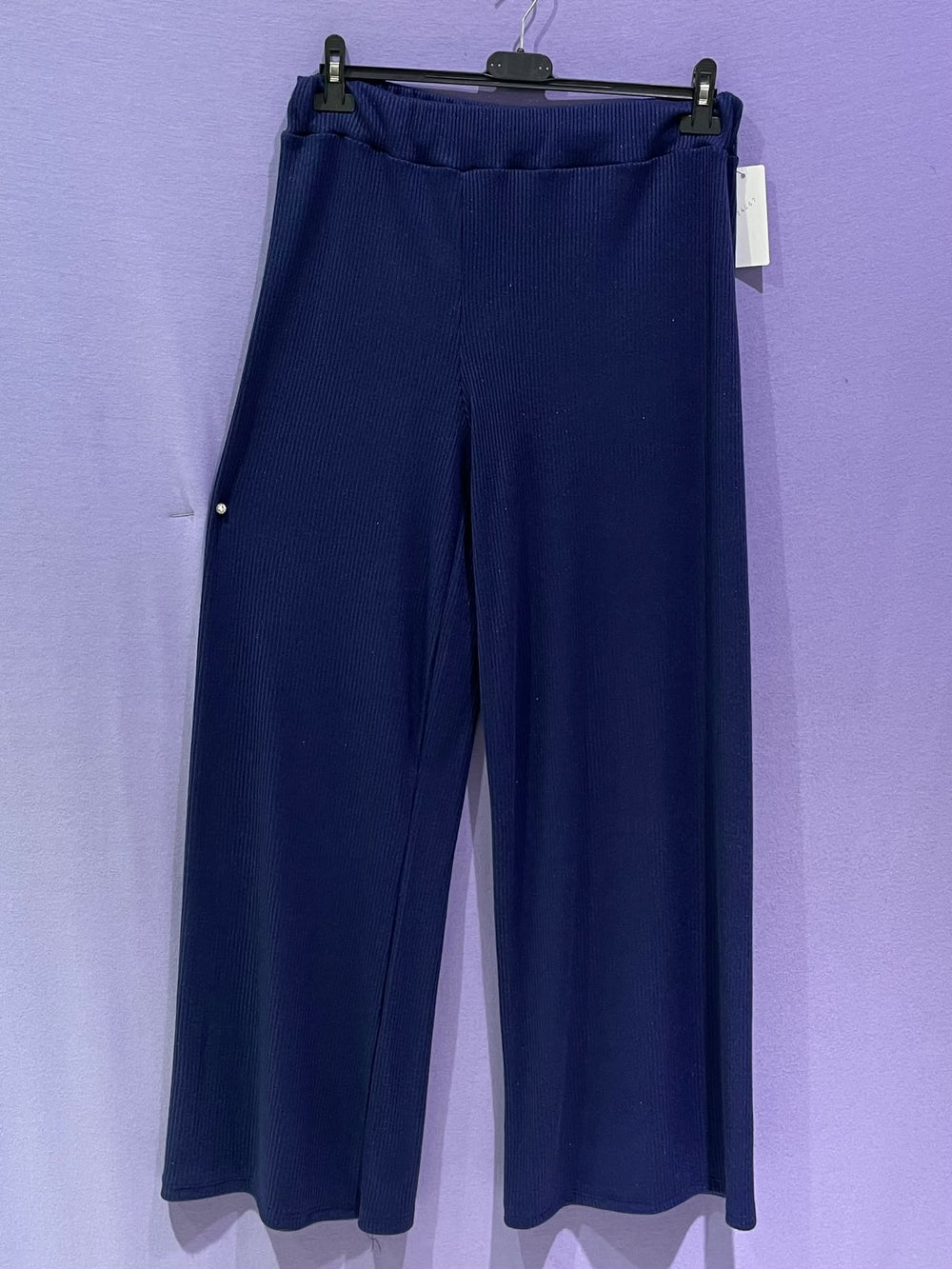 Pantaloni costine e lurex