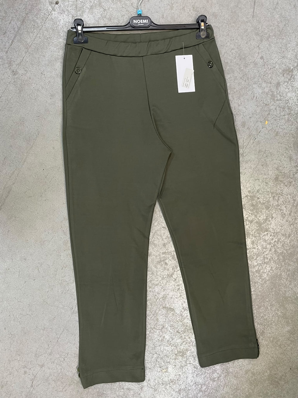 Pantalone taglie comode elastico in vita