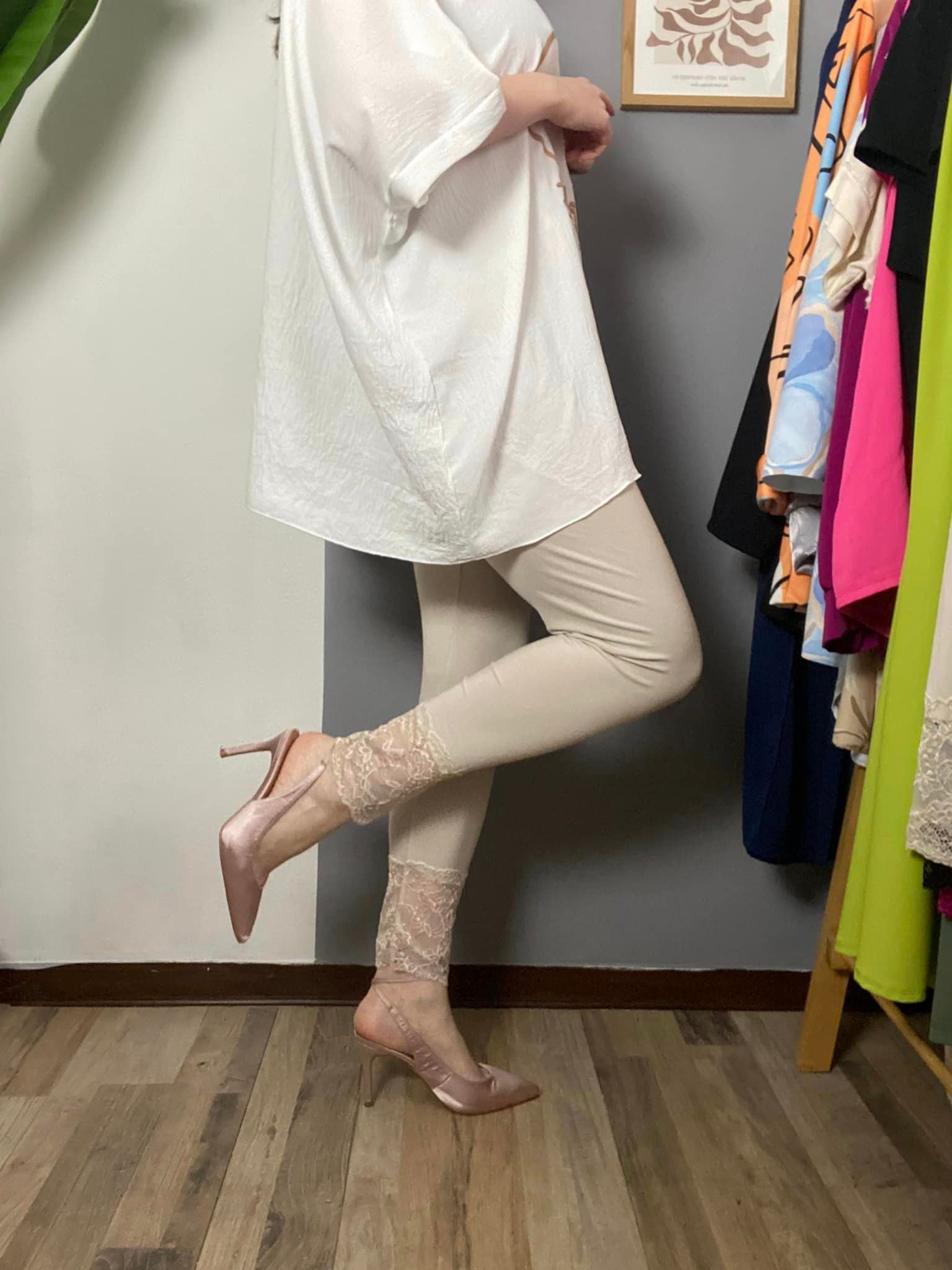 Leggings pizzo