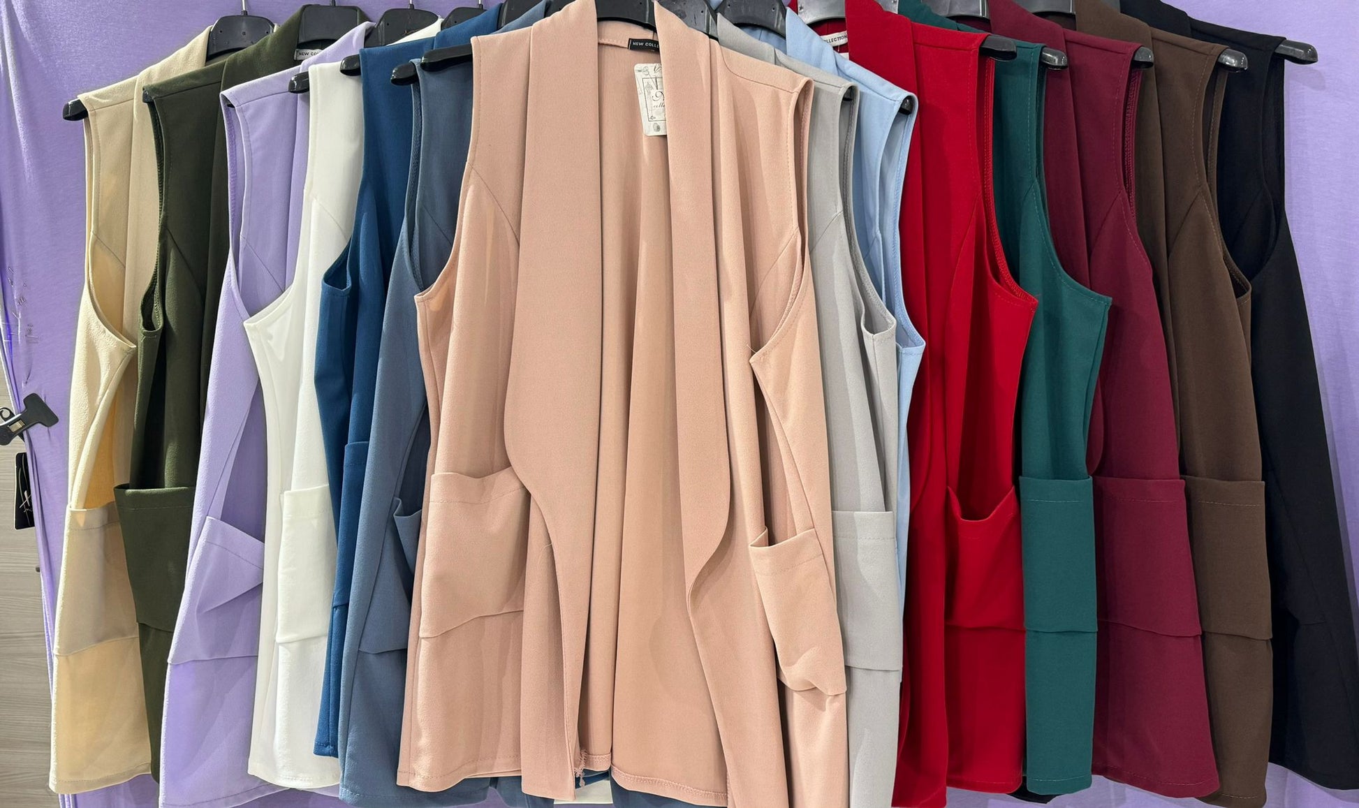 Gilet curvy tasconi oversize