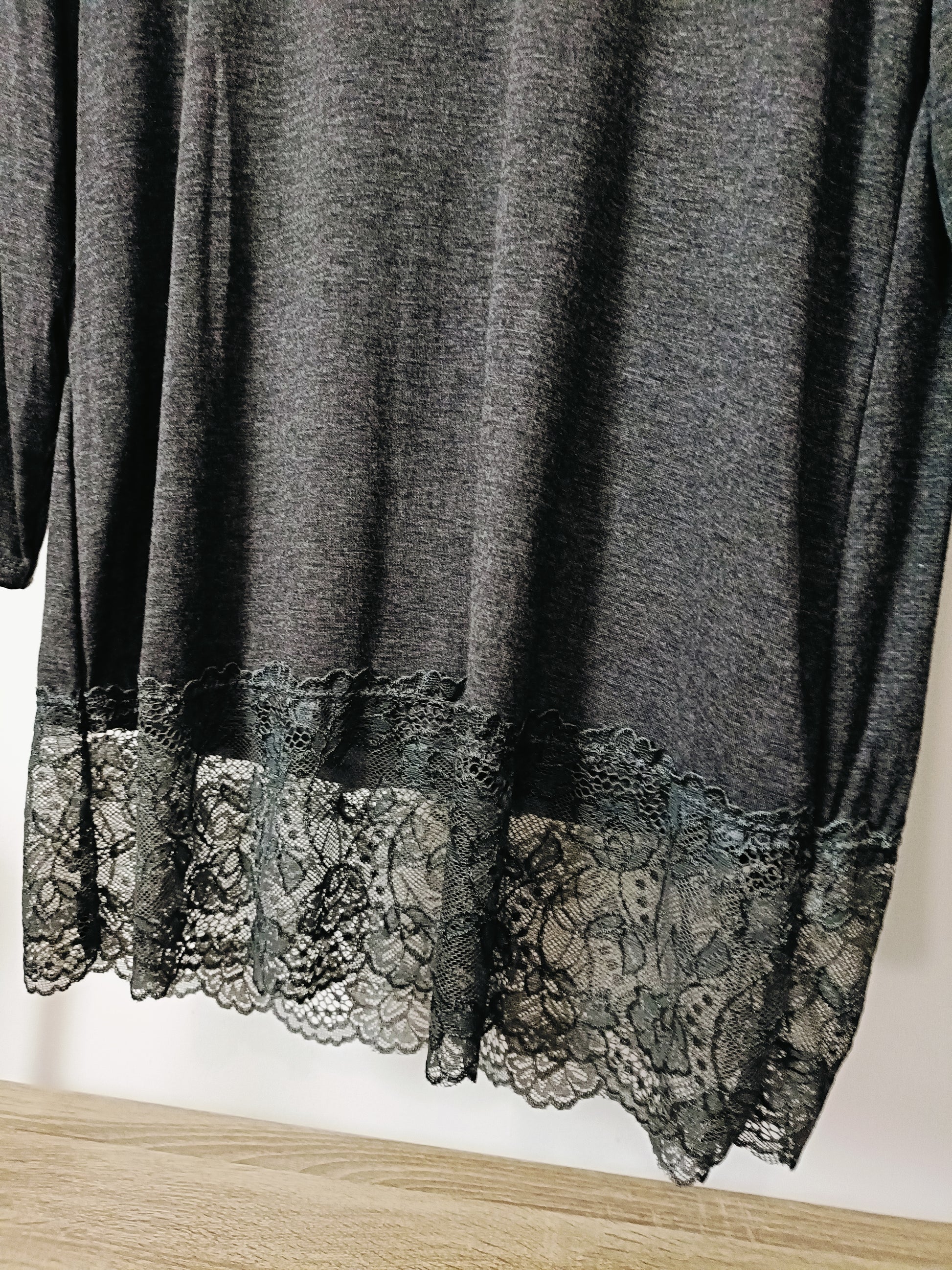 Maxi Maglia Pizzo manica lunga