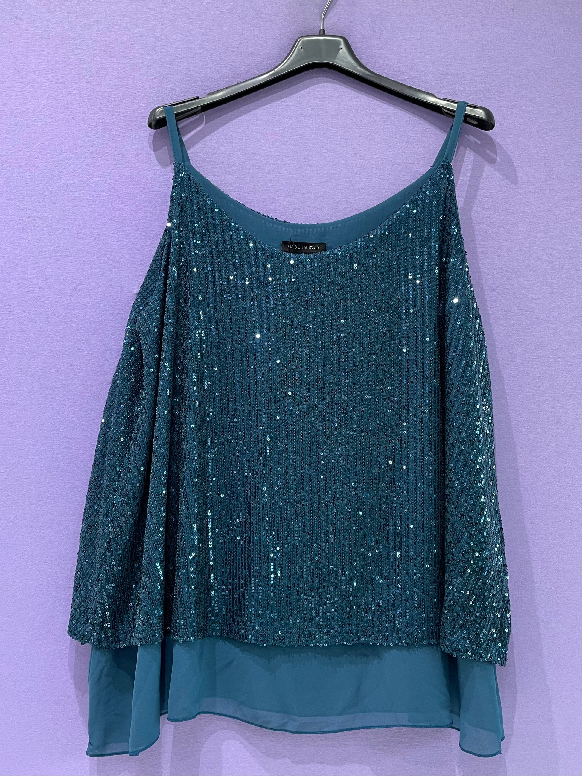 Maxi top paillettes curvy