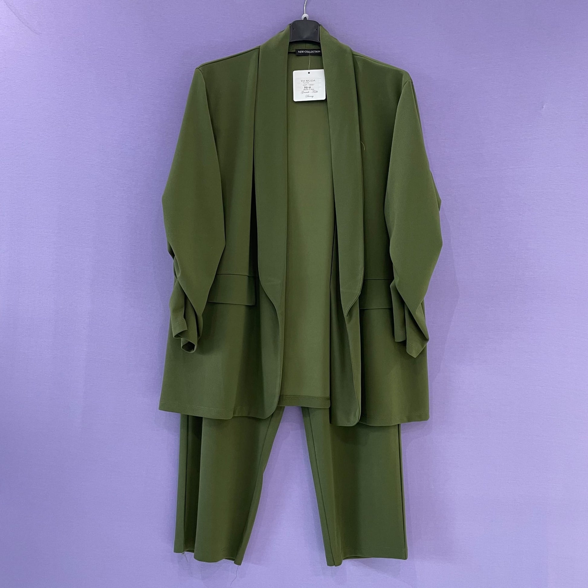 Completo manica arricciata curvy