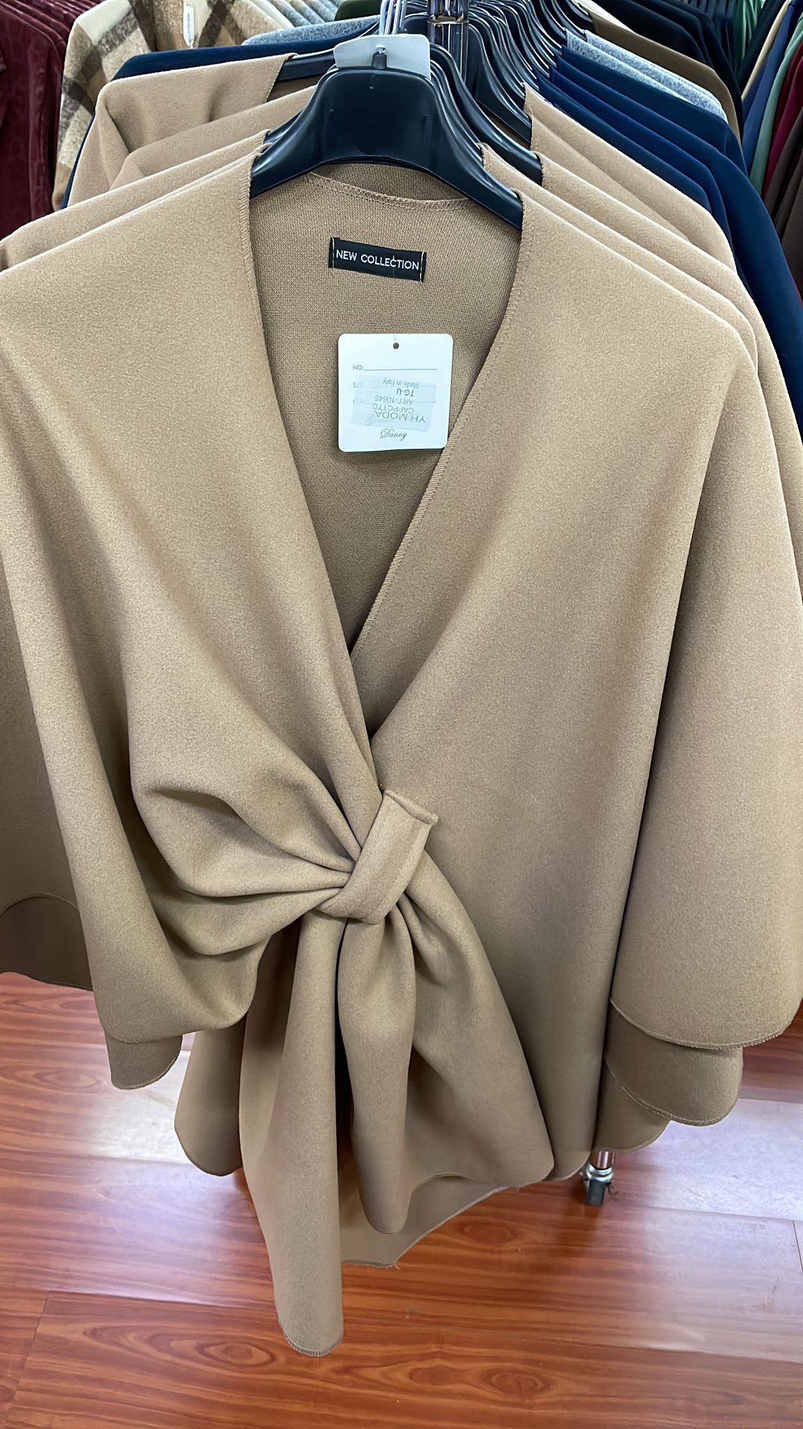 Mantella poncho pannetto curvy