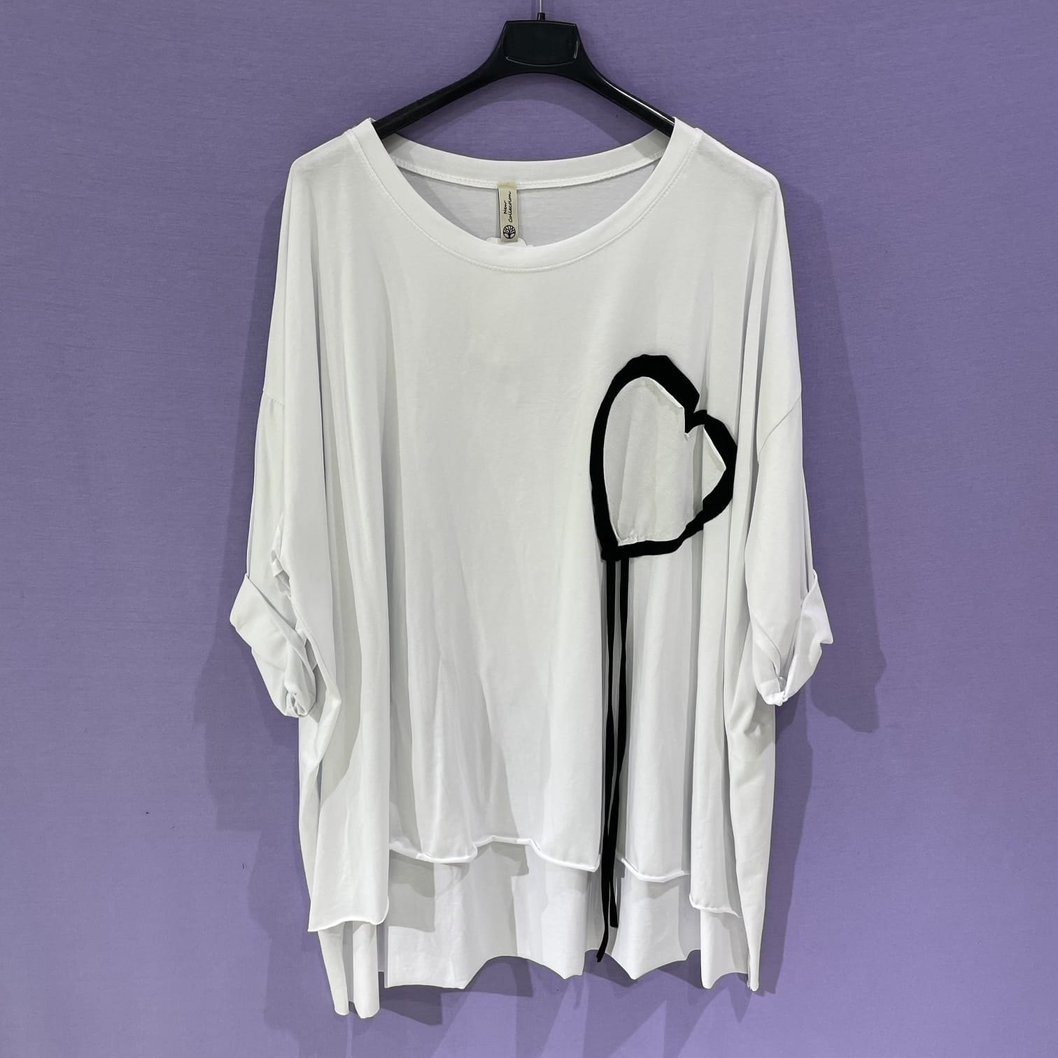 Maxi maglia Heart curvy
