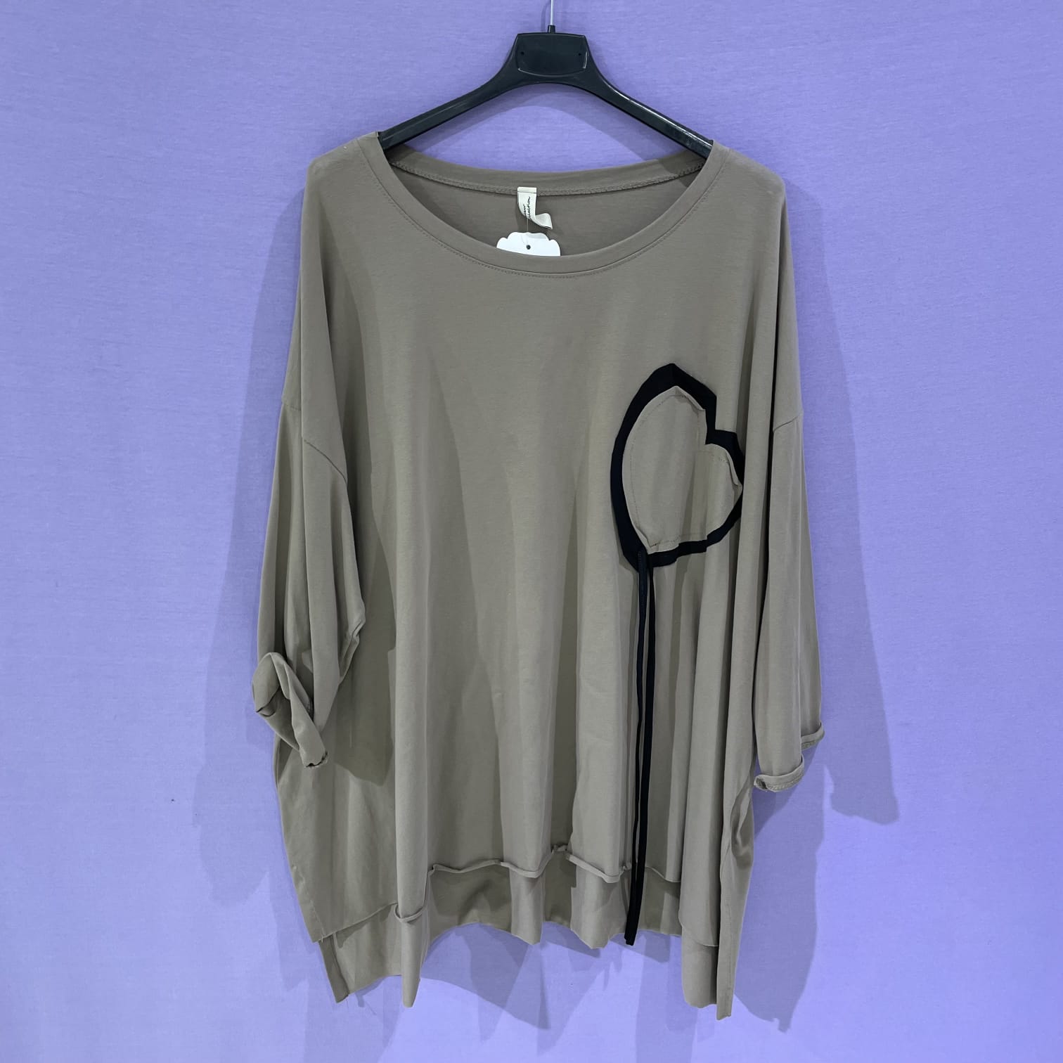 Maxi maglia Heart curvy