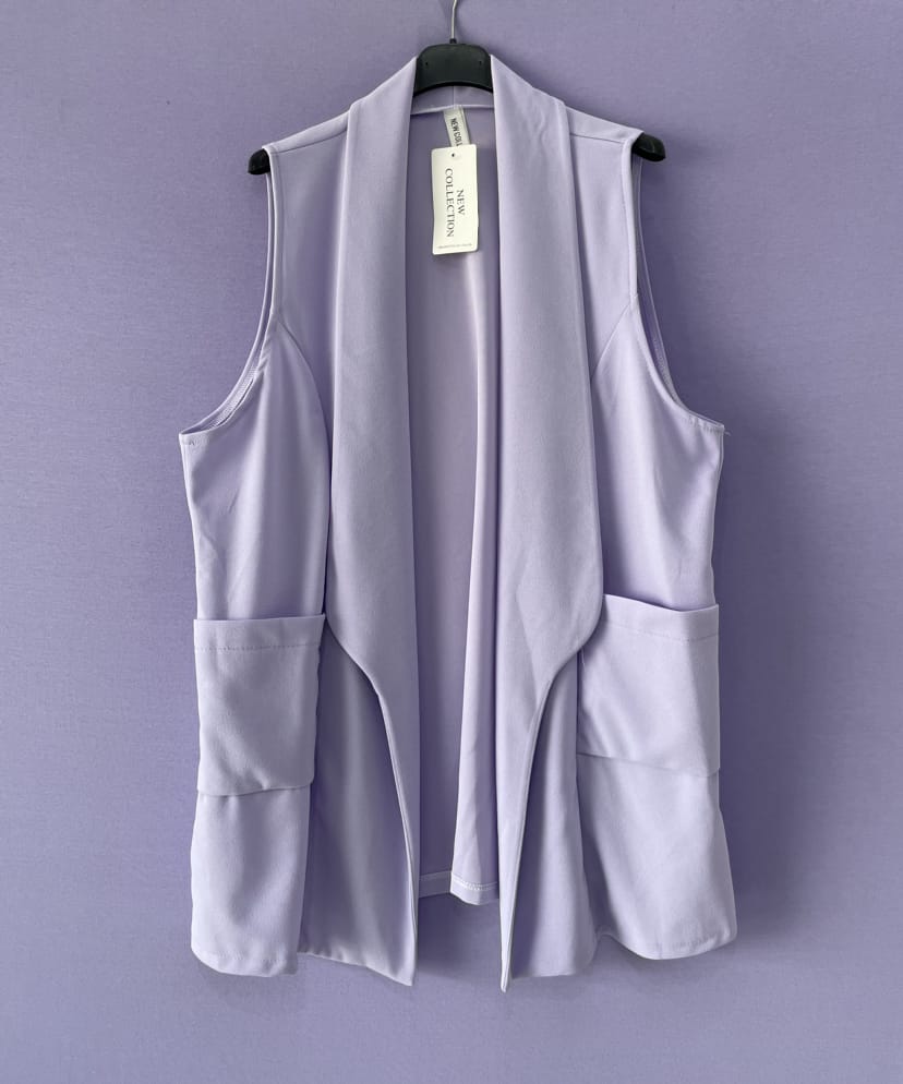 Gilet curvy tasconi oversize