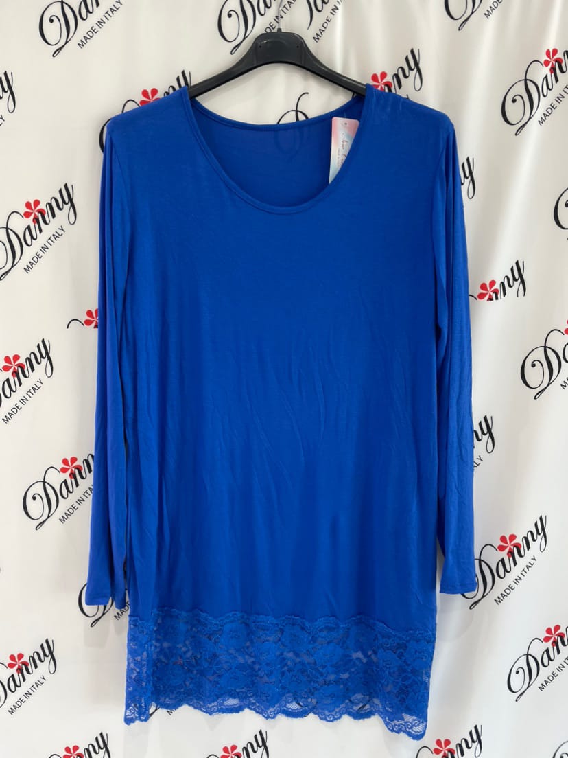 Maxi Maglia Pizzo manica lunga