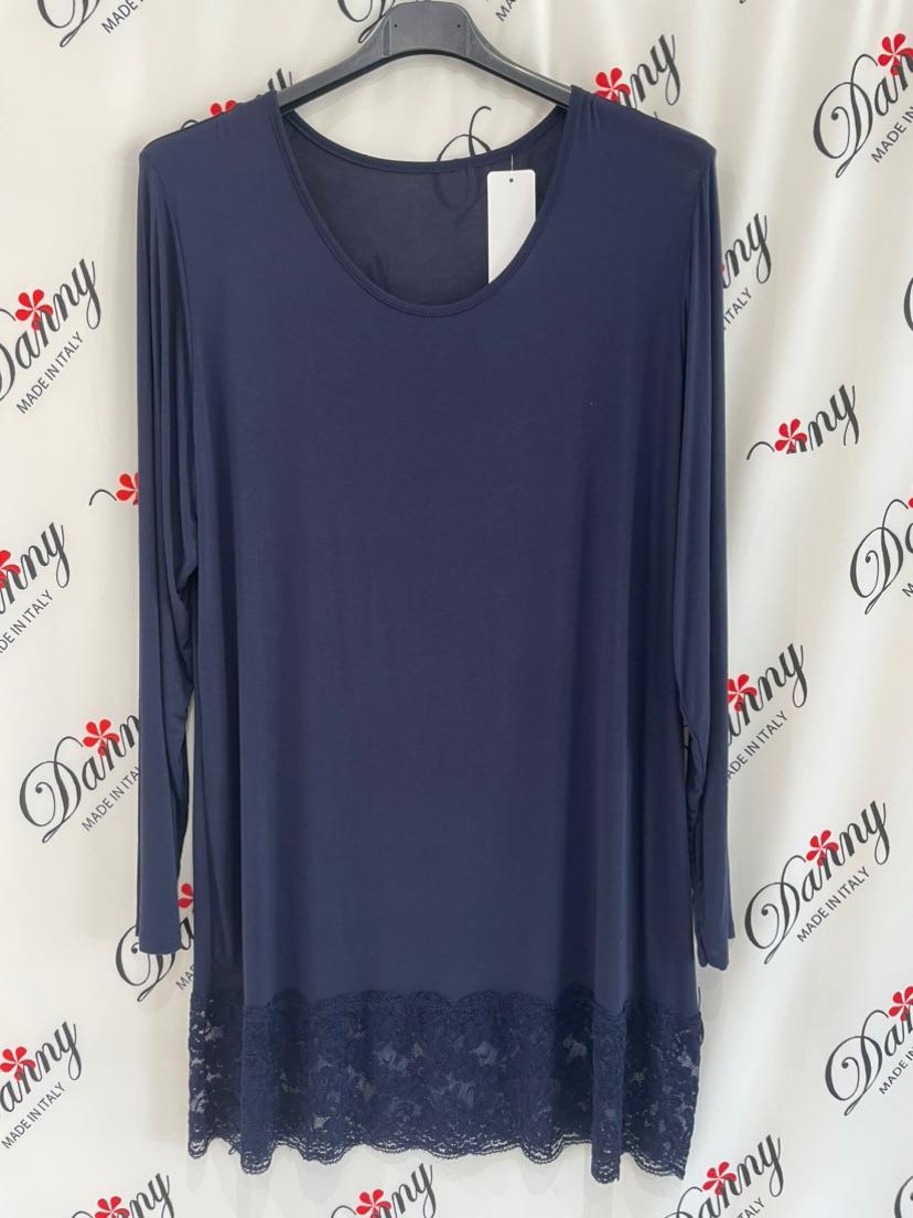 Maxi Maglia Pizzo manica lunga