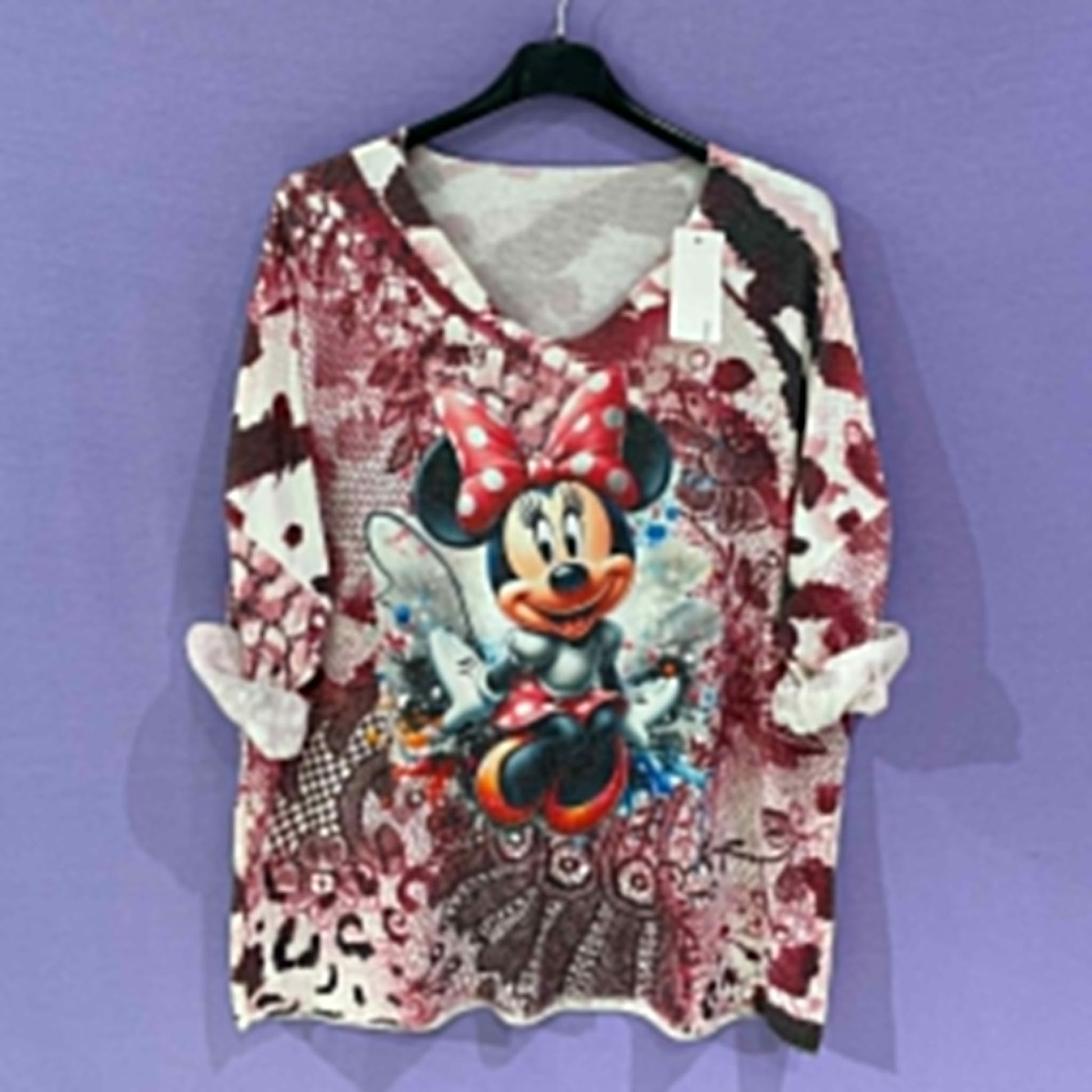 Maxi maglia fantasy curvy