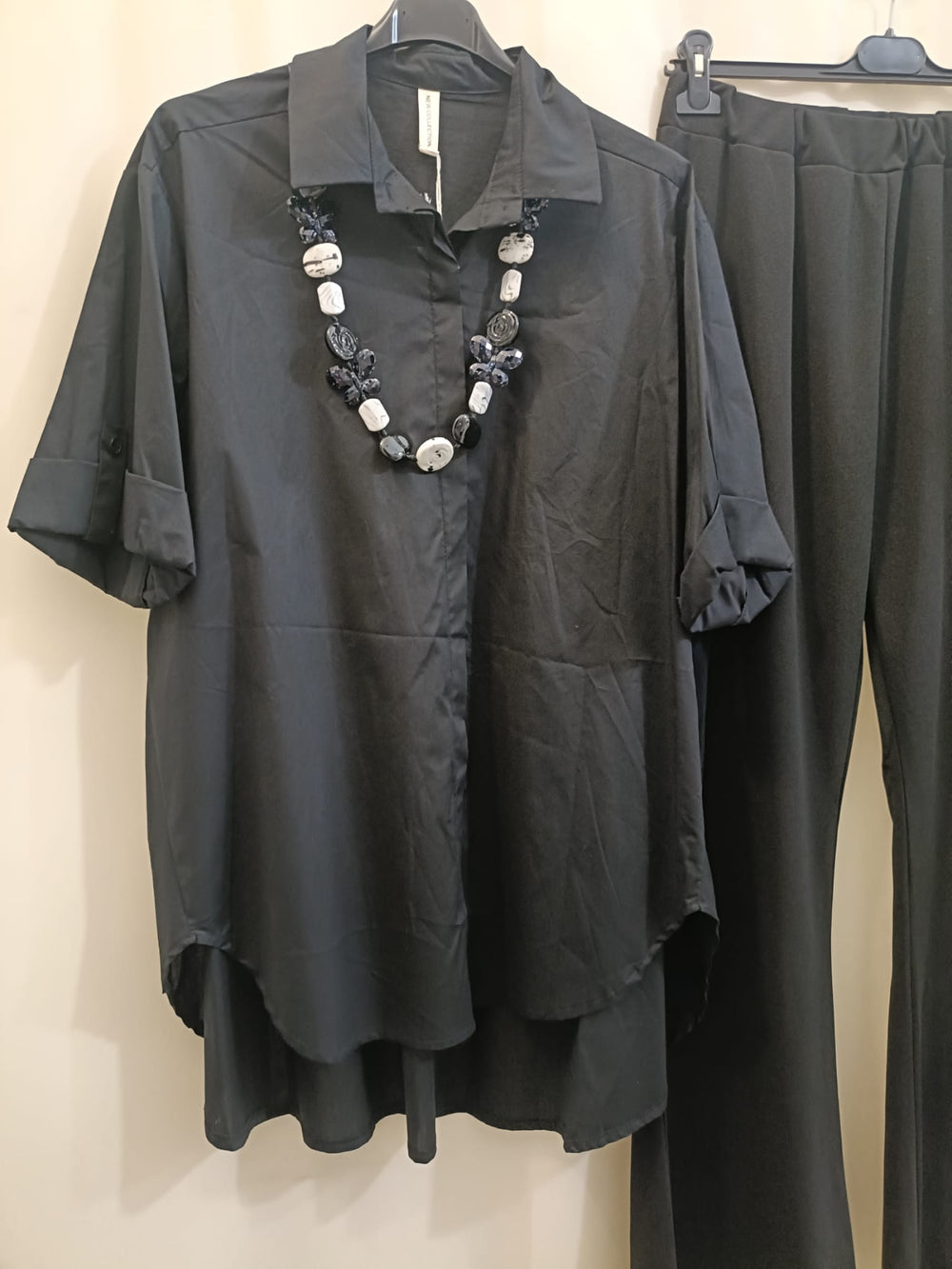 Maxi camicia cotone curvy