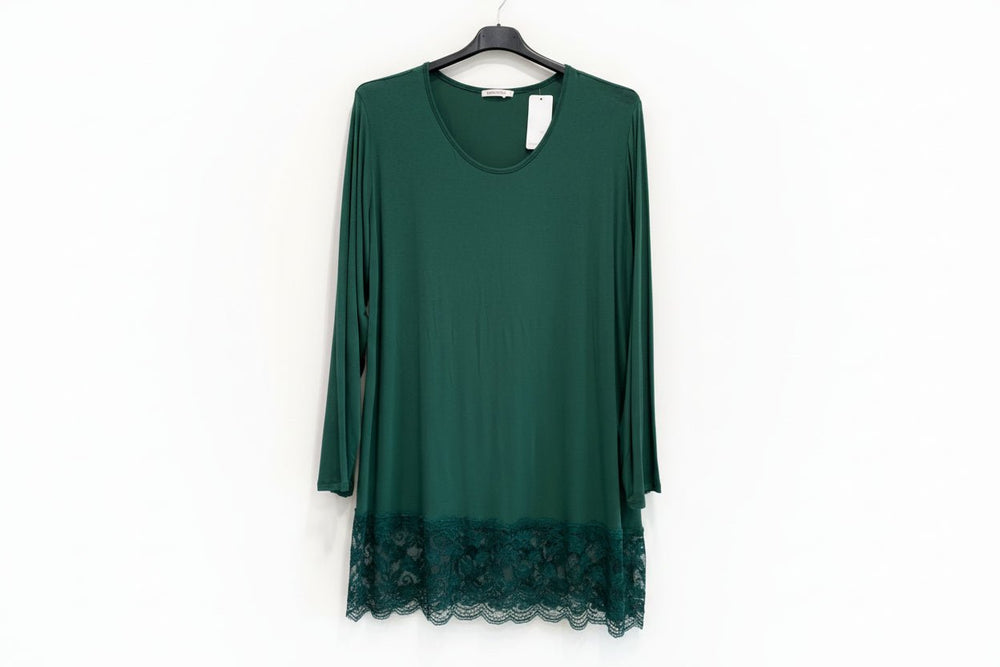 Maxi Maglia Pizzo manica lunga cuvry