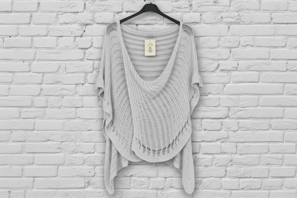 Maxi maglia rete intrecciata curvy