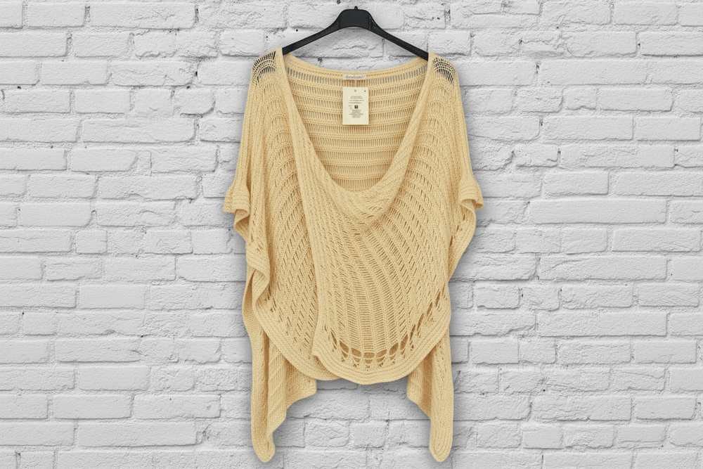 Maxi maglia rete intrecciata curvy