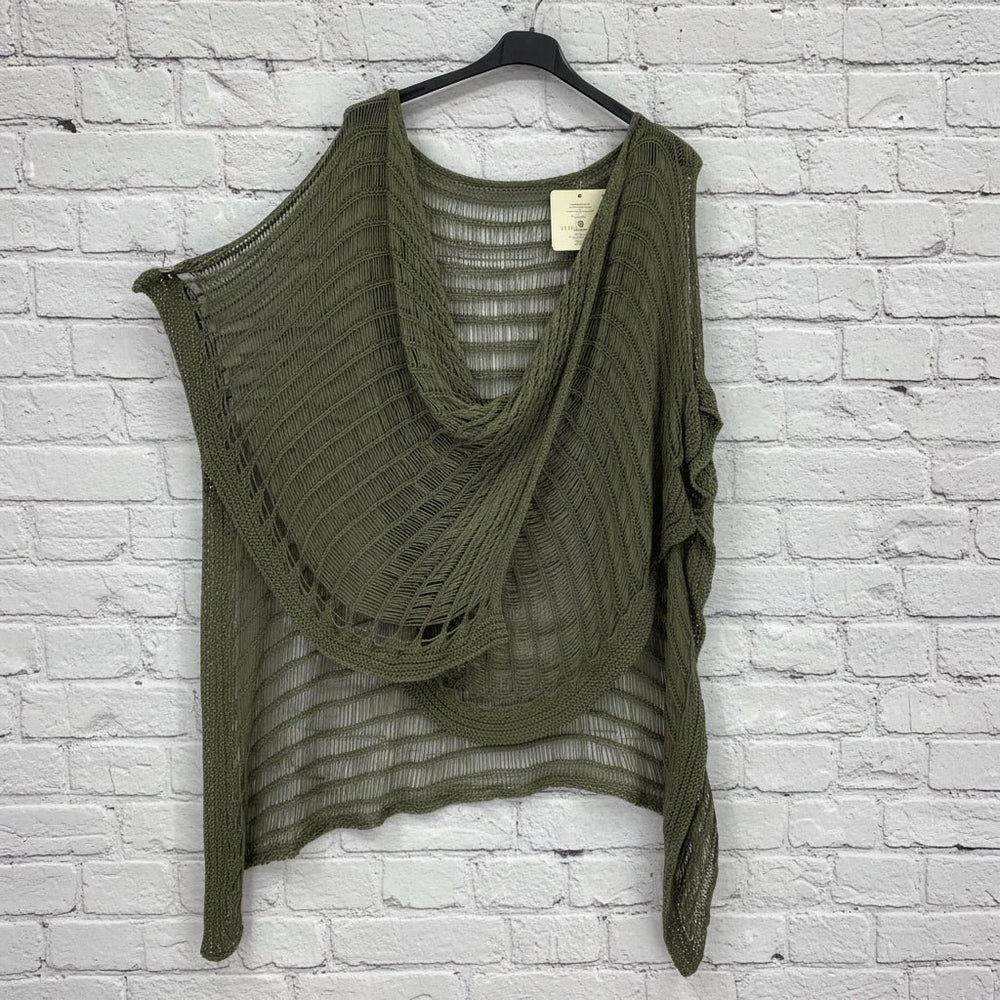 Maxi maglia rete intrecciata curvy