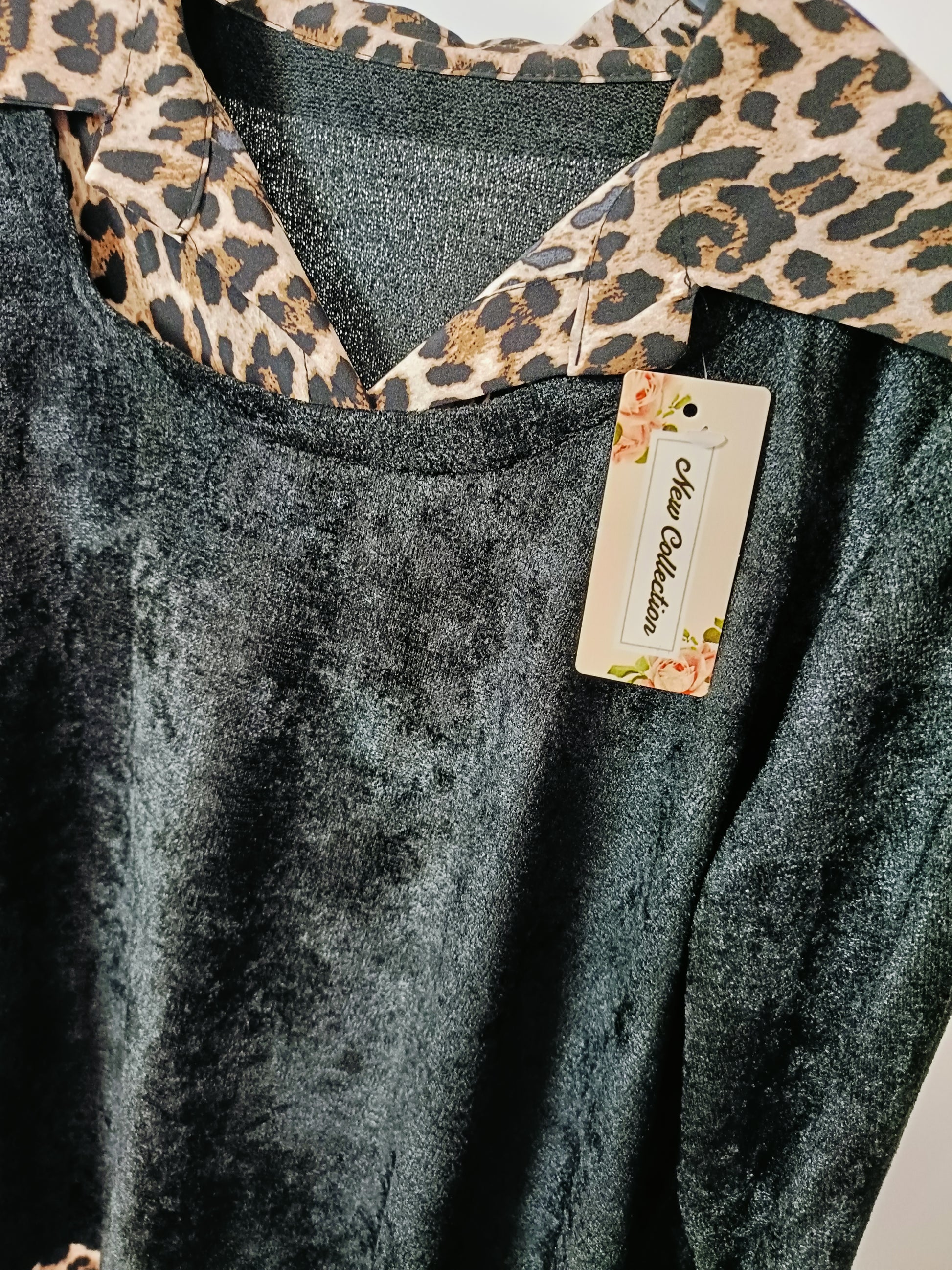 Blusa inserti animalier