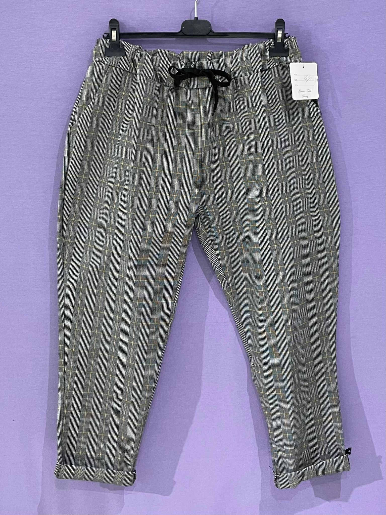 Pantalone fantasia curvy