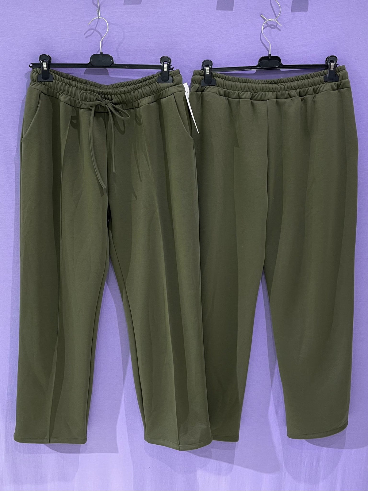 Pantalone curvy elasticizzato