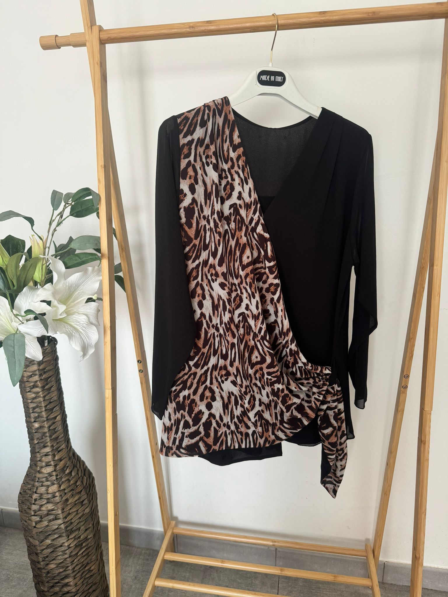 Maxi maglia animalier