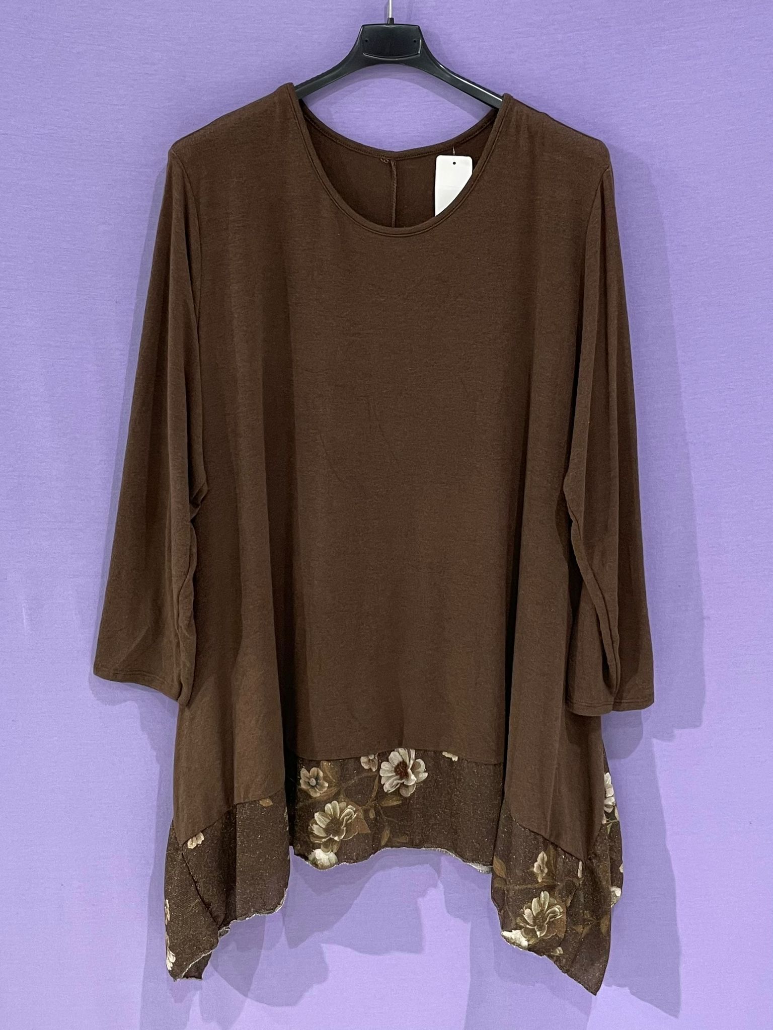 Maxi maglia fondo tulle curvy