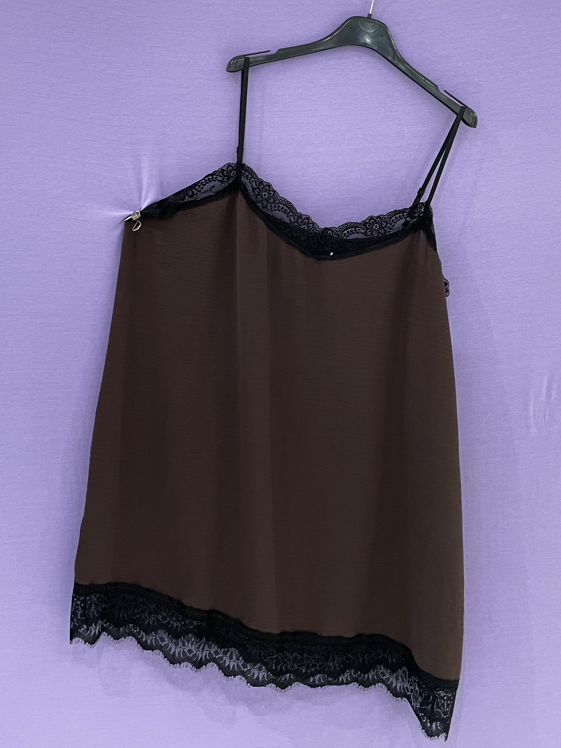 Maxy Top Canotta pizzo