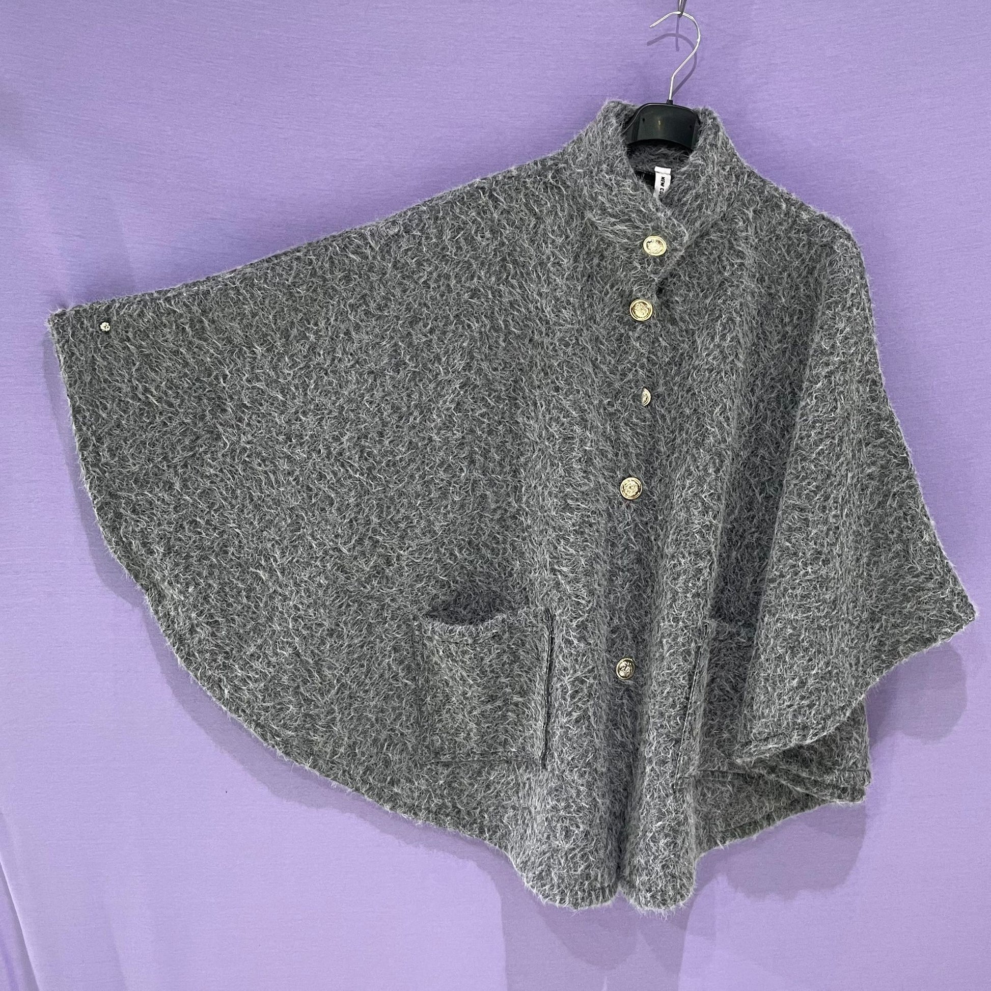 Maxi cappotto poncho