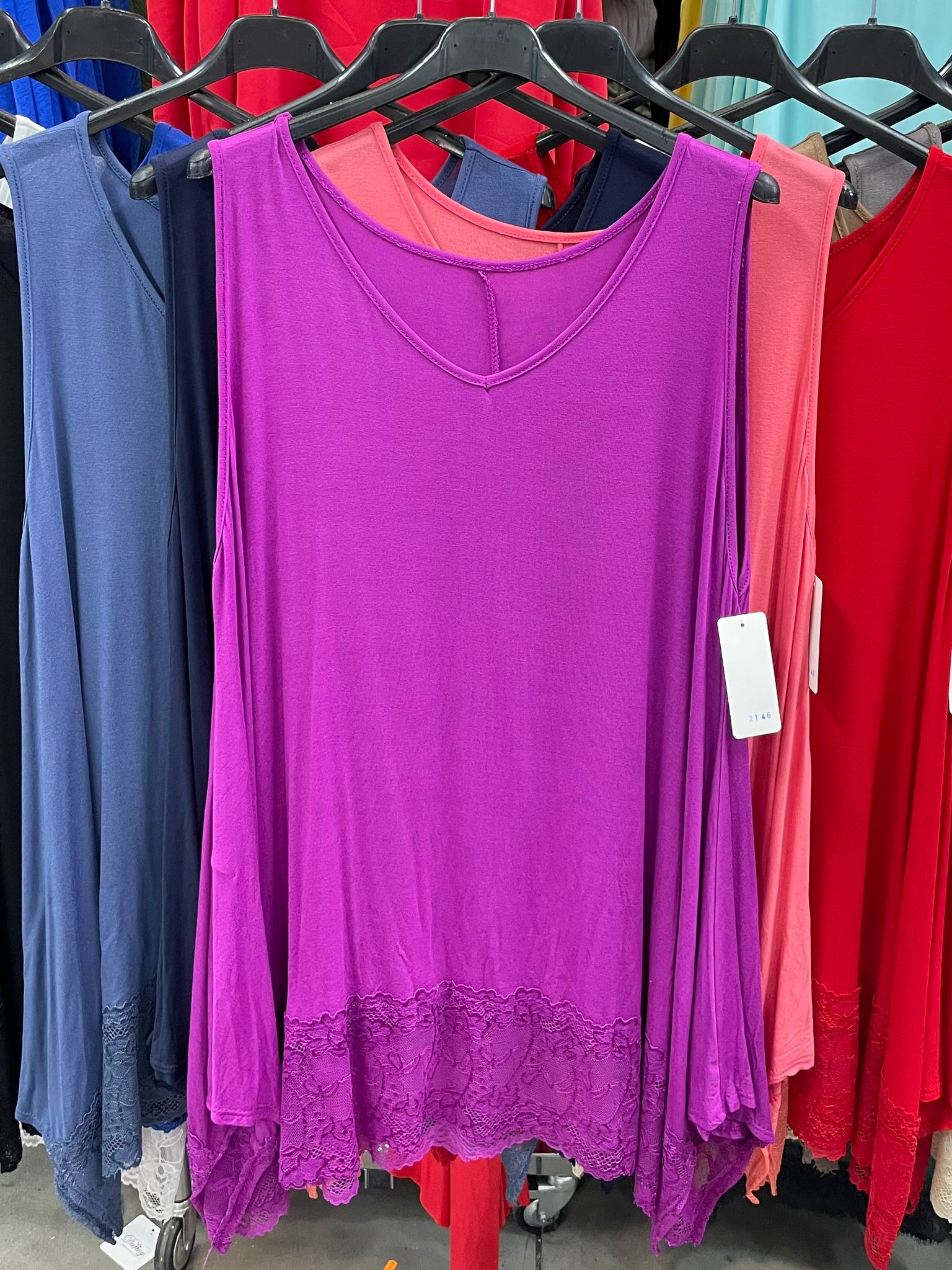 Maxi top pizzo Curvy