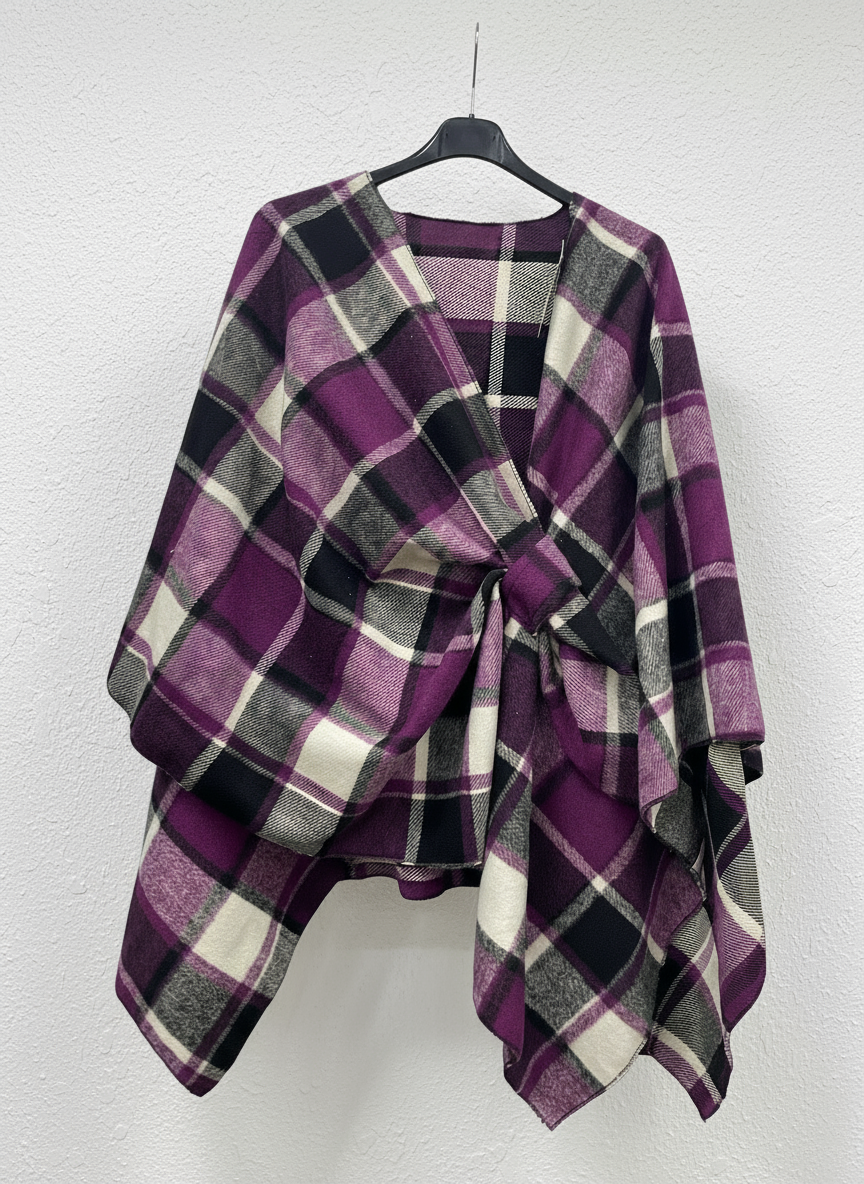 Mantella fiocco poncho