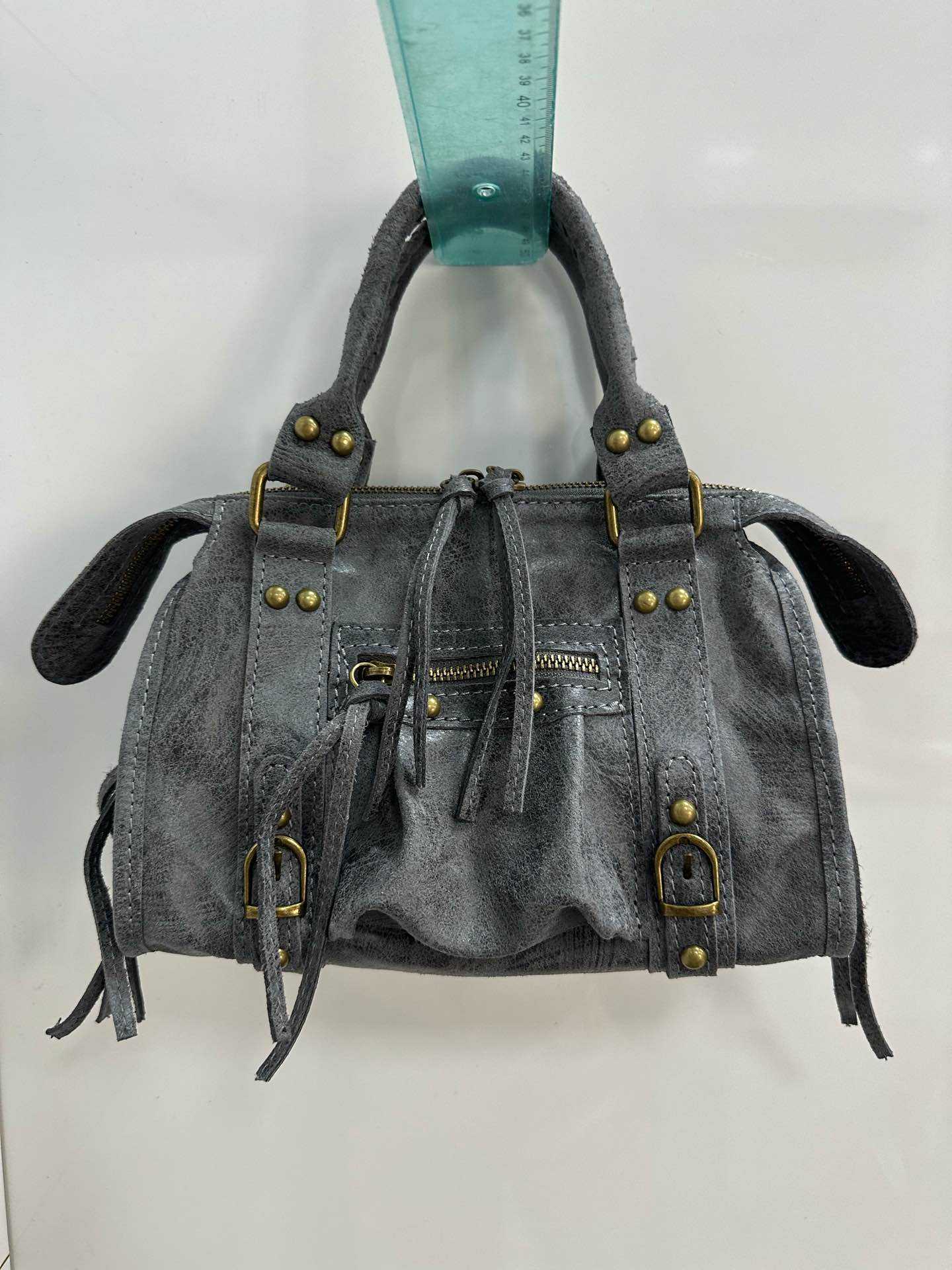 City bag piccola vera pelle