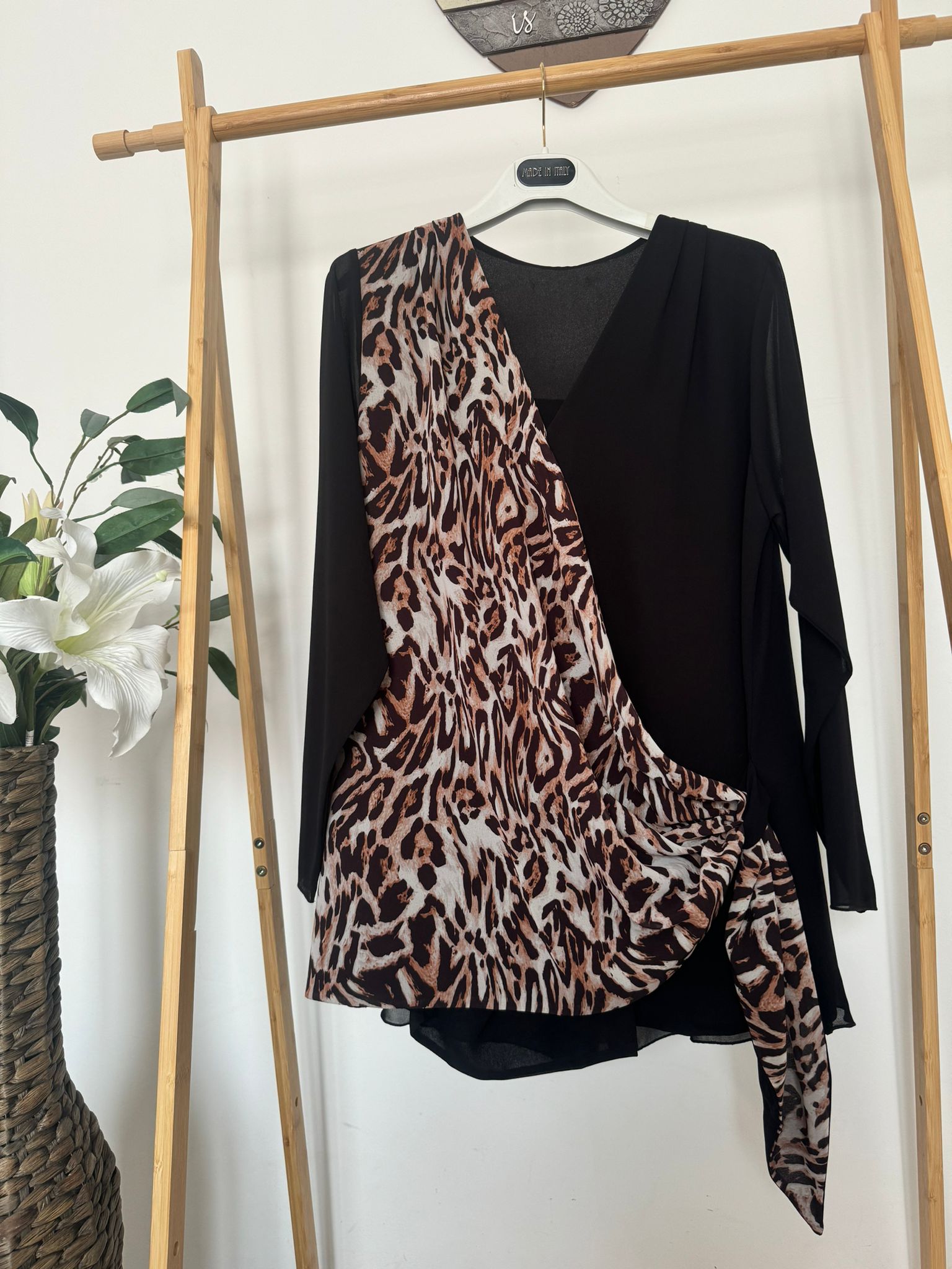 Maxi maglia animalier