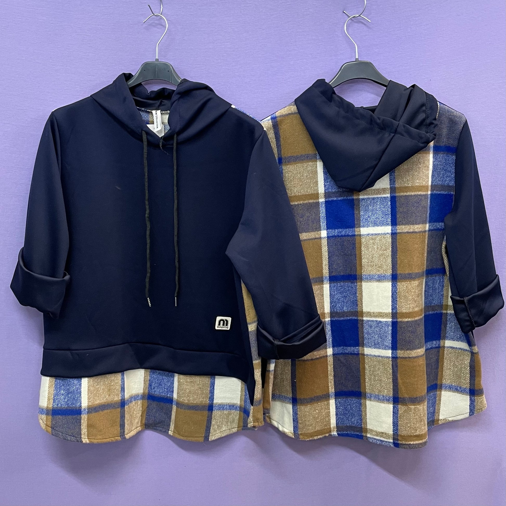 Maxi felpa cappuccio curvy