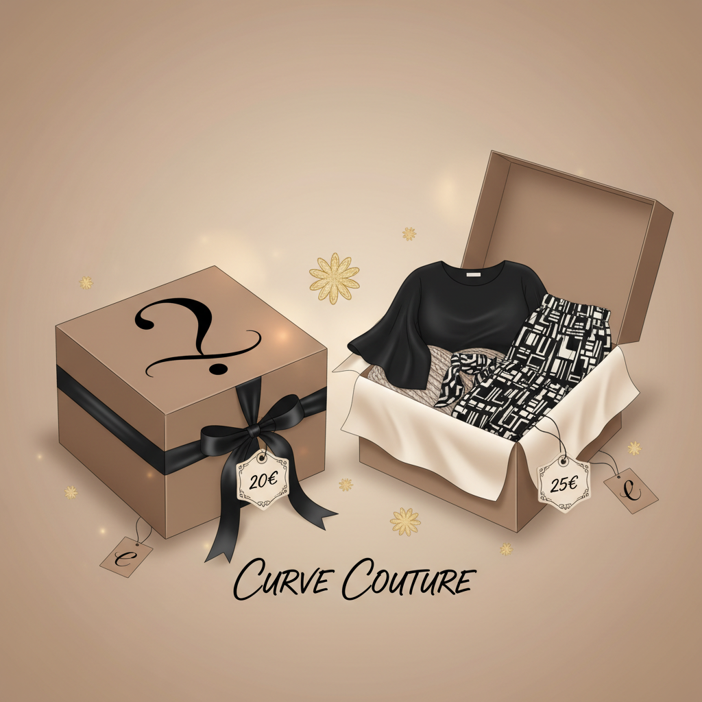 Mystery Box Taglie Comode - Outfit a sorpresa Prima Fila Moda Curvy Mystery Box Taglie Comode - Outfit a sorpresa Prima Fila Moda Curvy