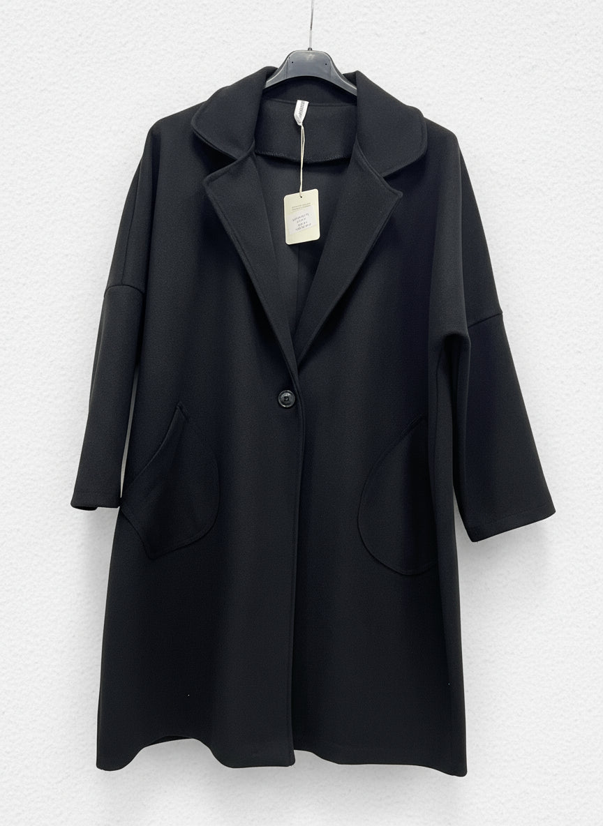 Cappotto lungo bottoni
