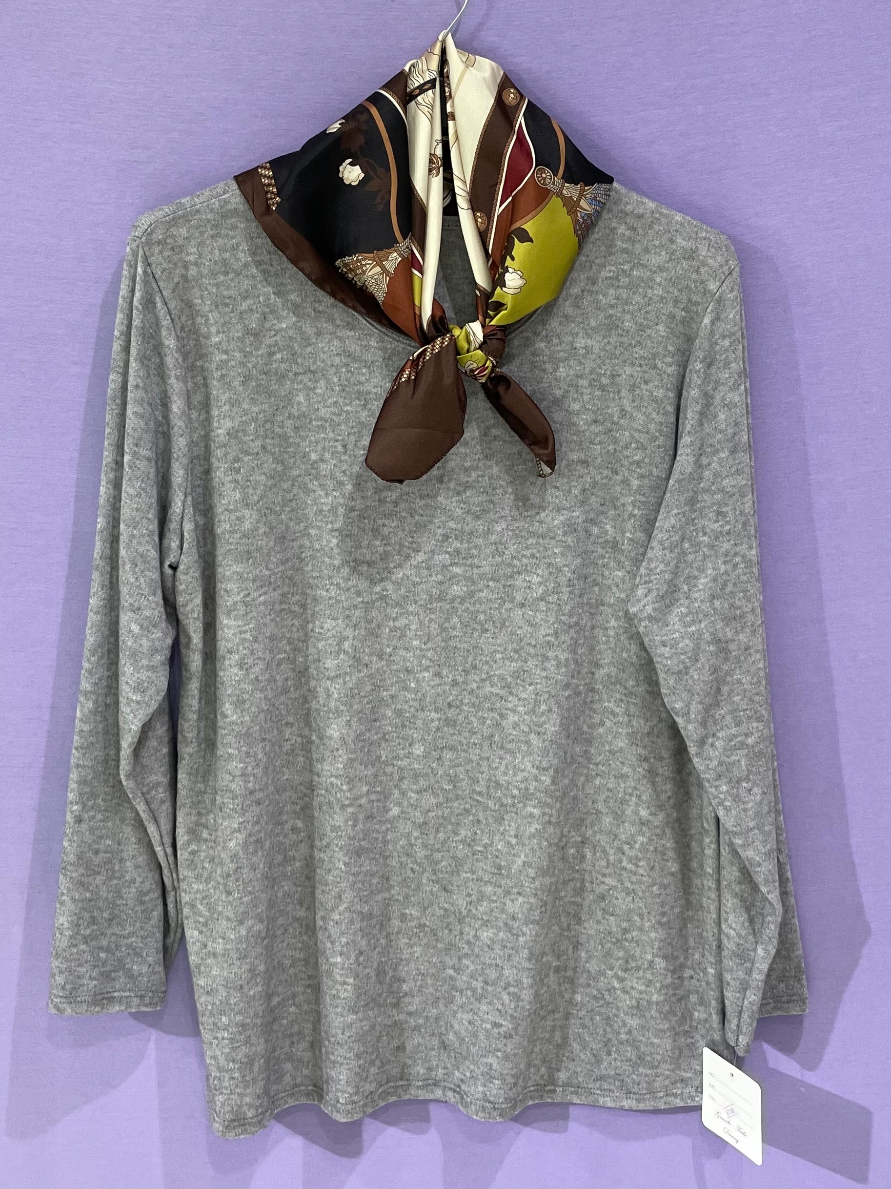 Maxi maglia curvy foulard