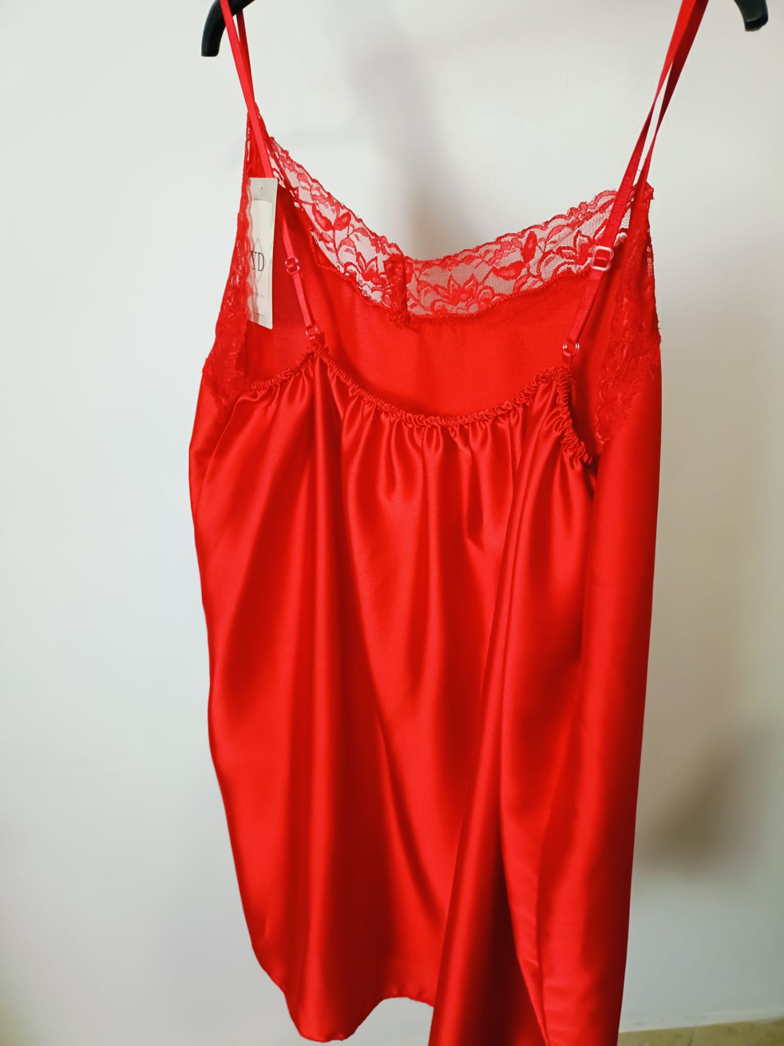 Maxi Top pizzo rosso
