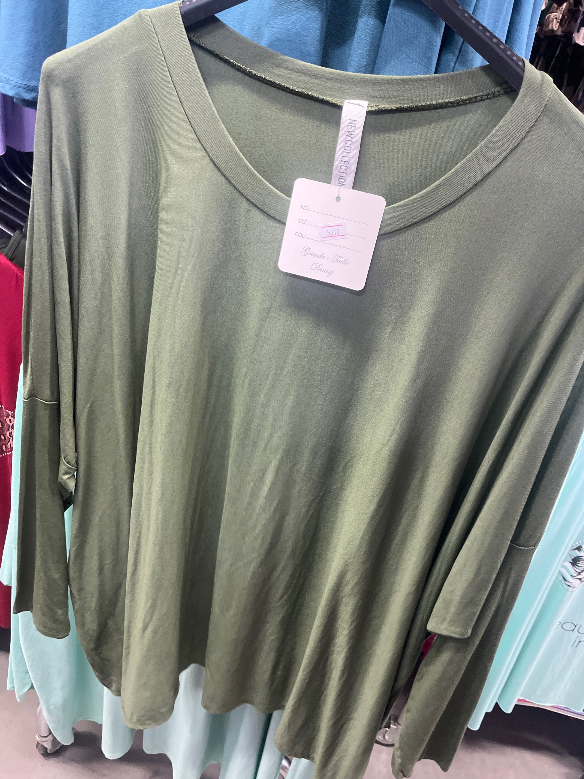 Maxi maglia manica lunga curvy