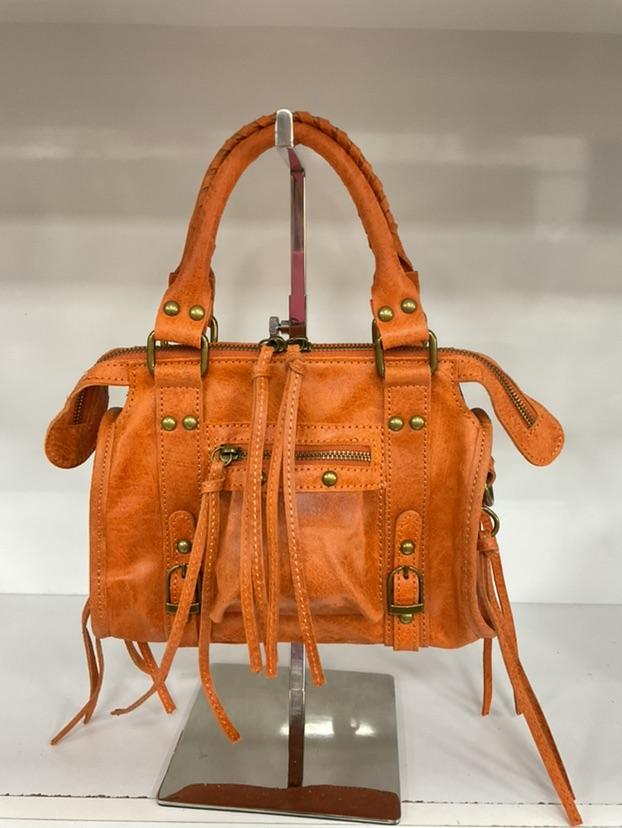 City bag piccola vera pelle