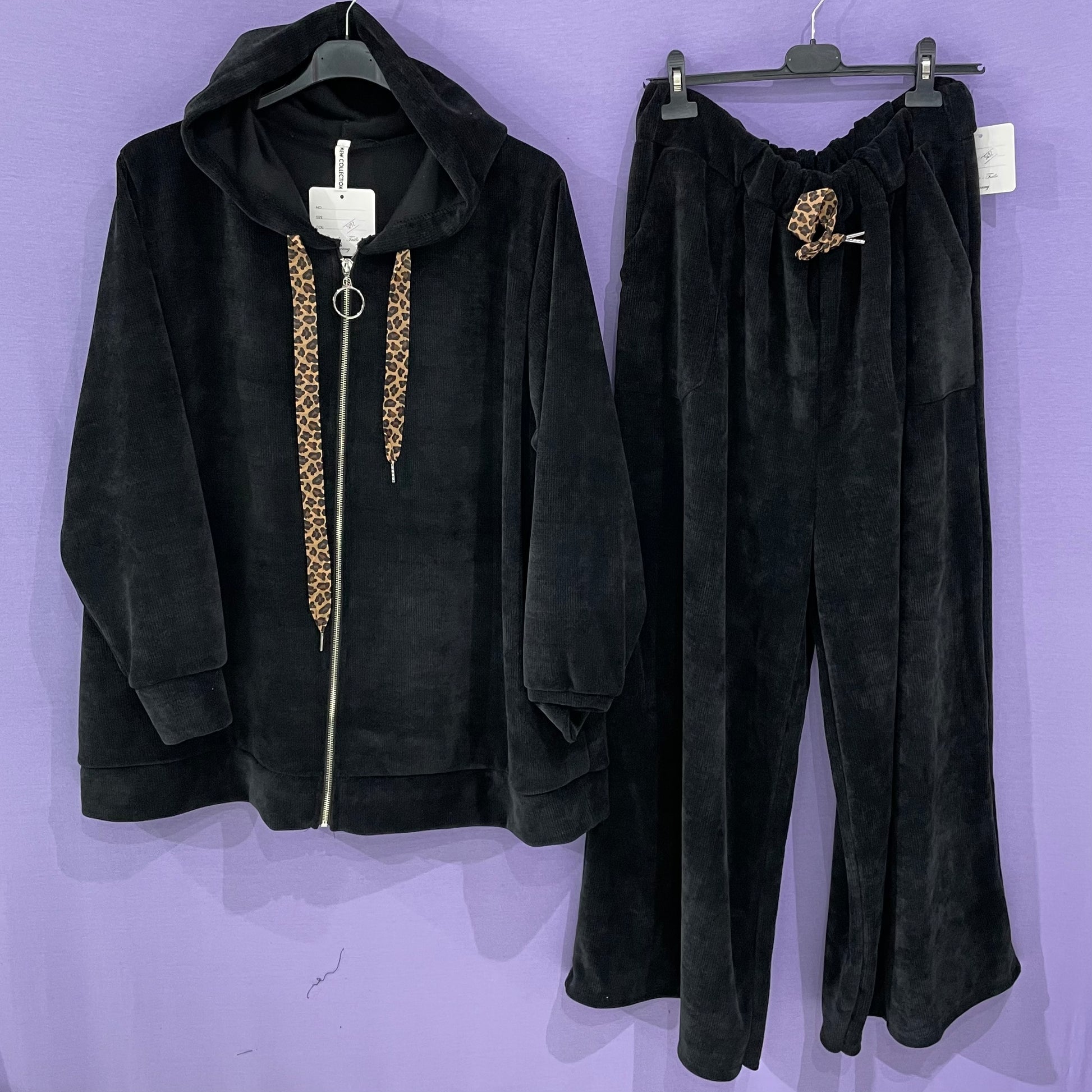 Maxi tuta dettagli animalier curvy