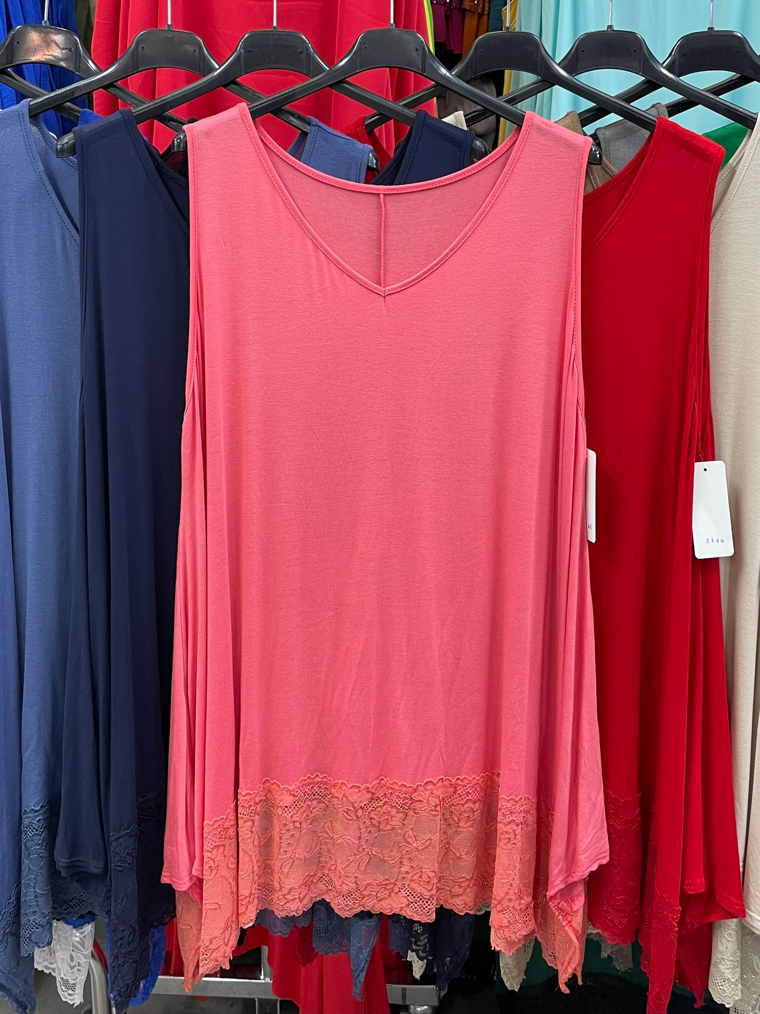 Maxi top pizzo Curvy