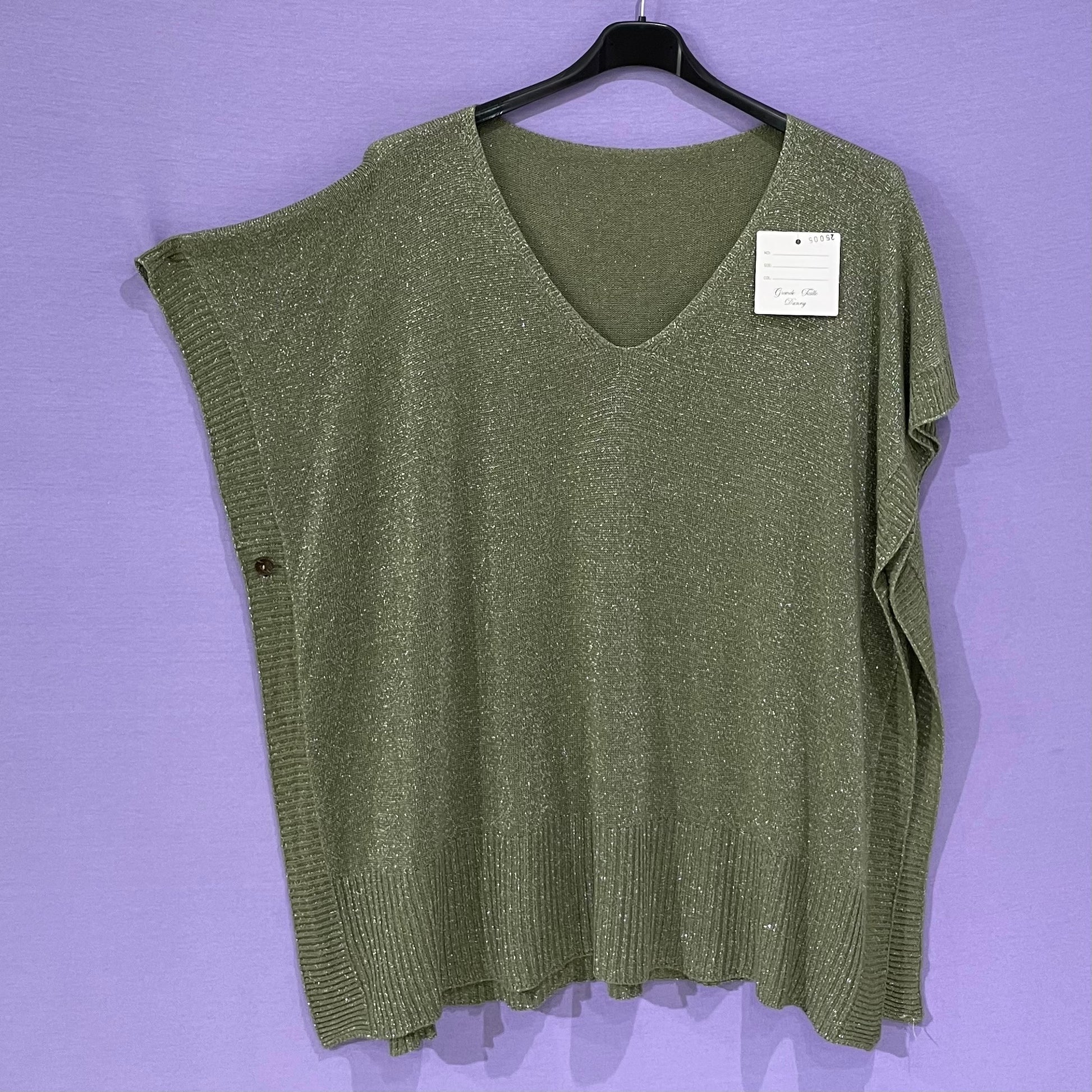 Maxi cappa lurex curvy