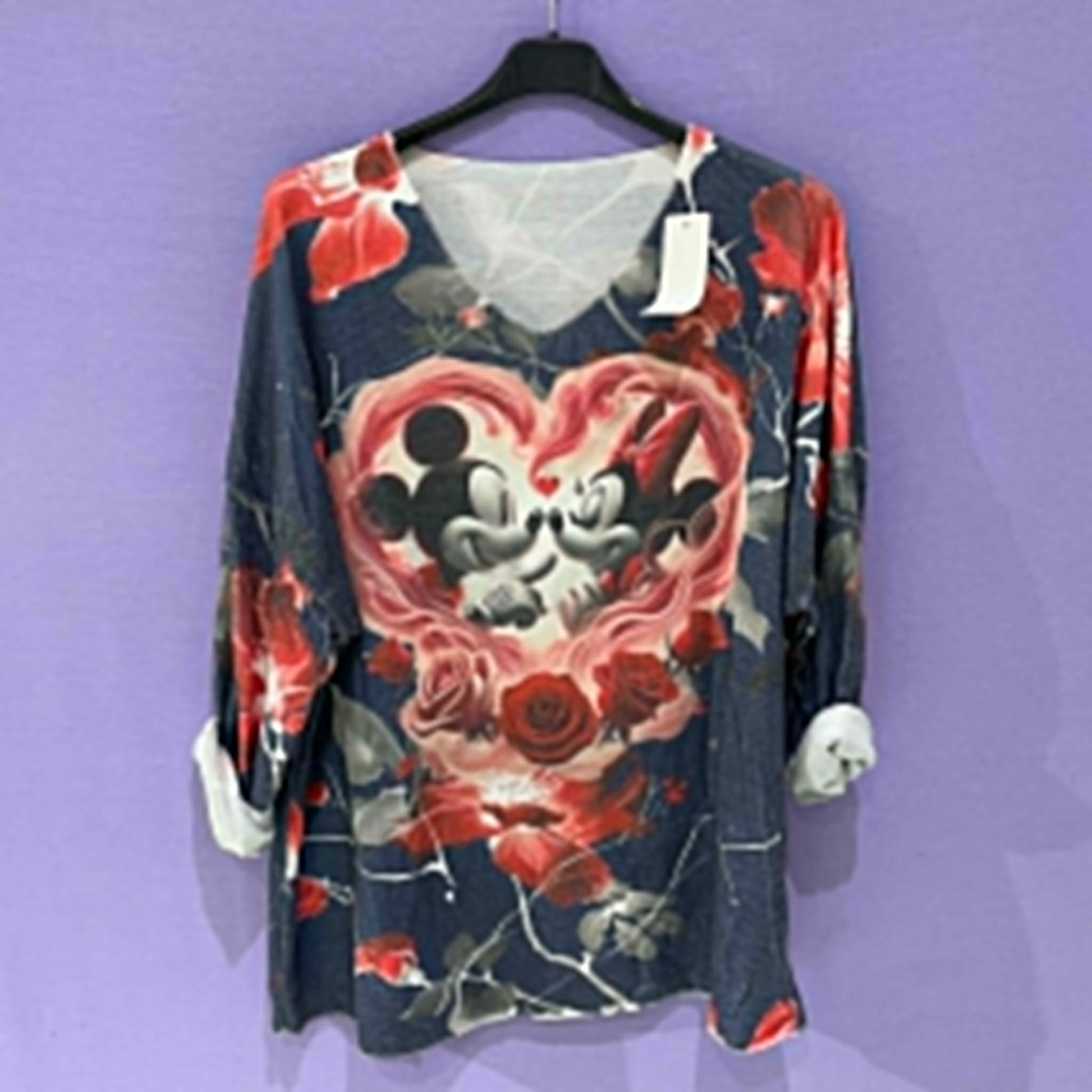 Maxi maglia fantasy curvy