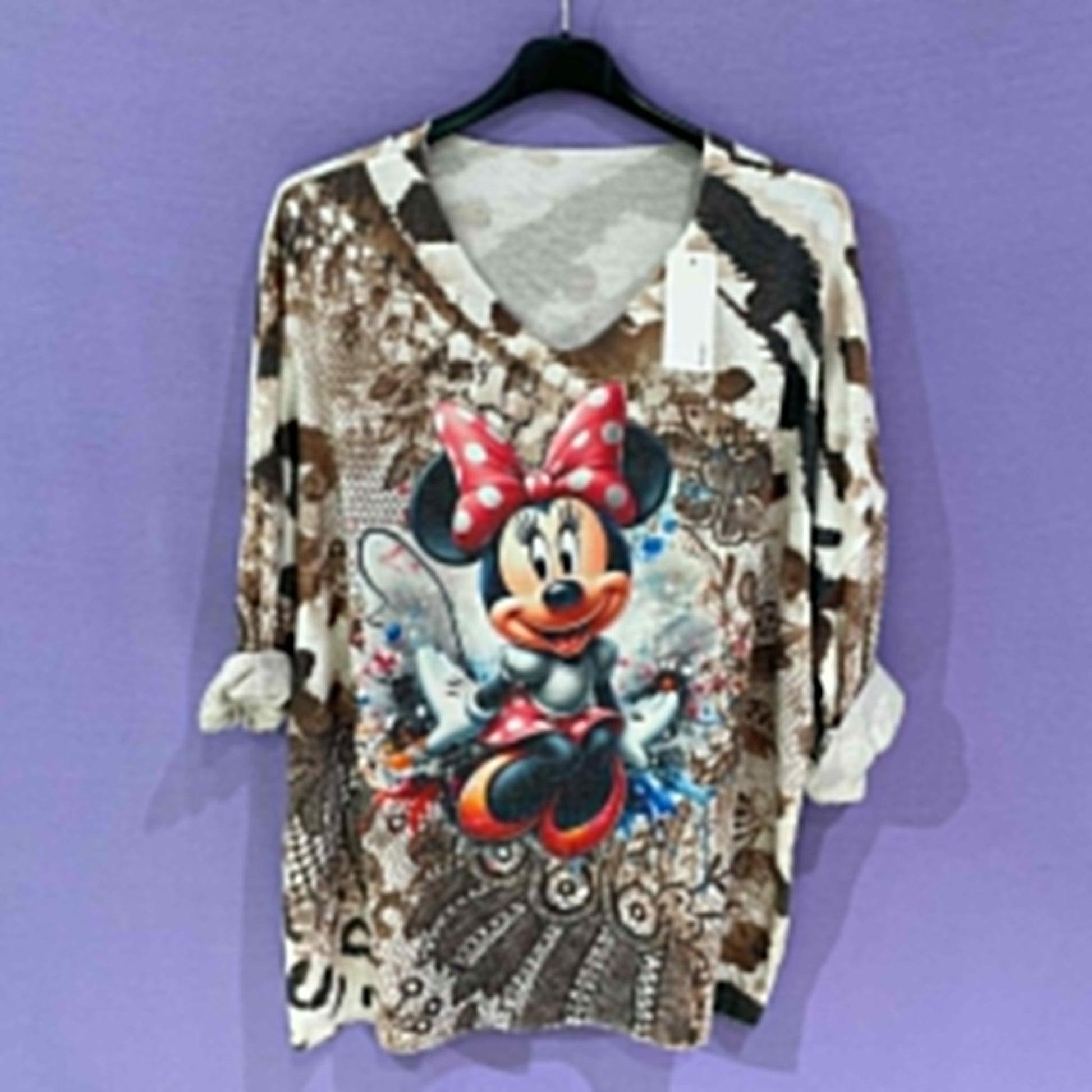 Maxi maglia fantasy curvy