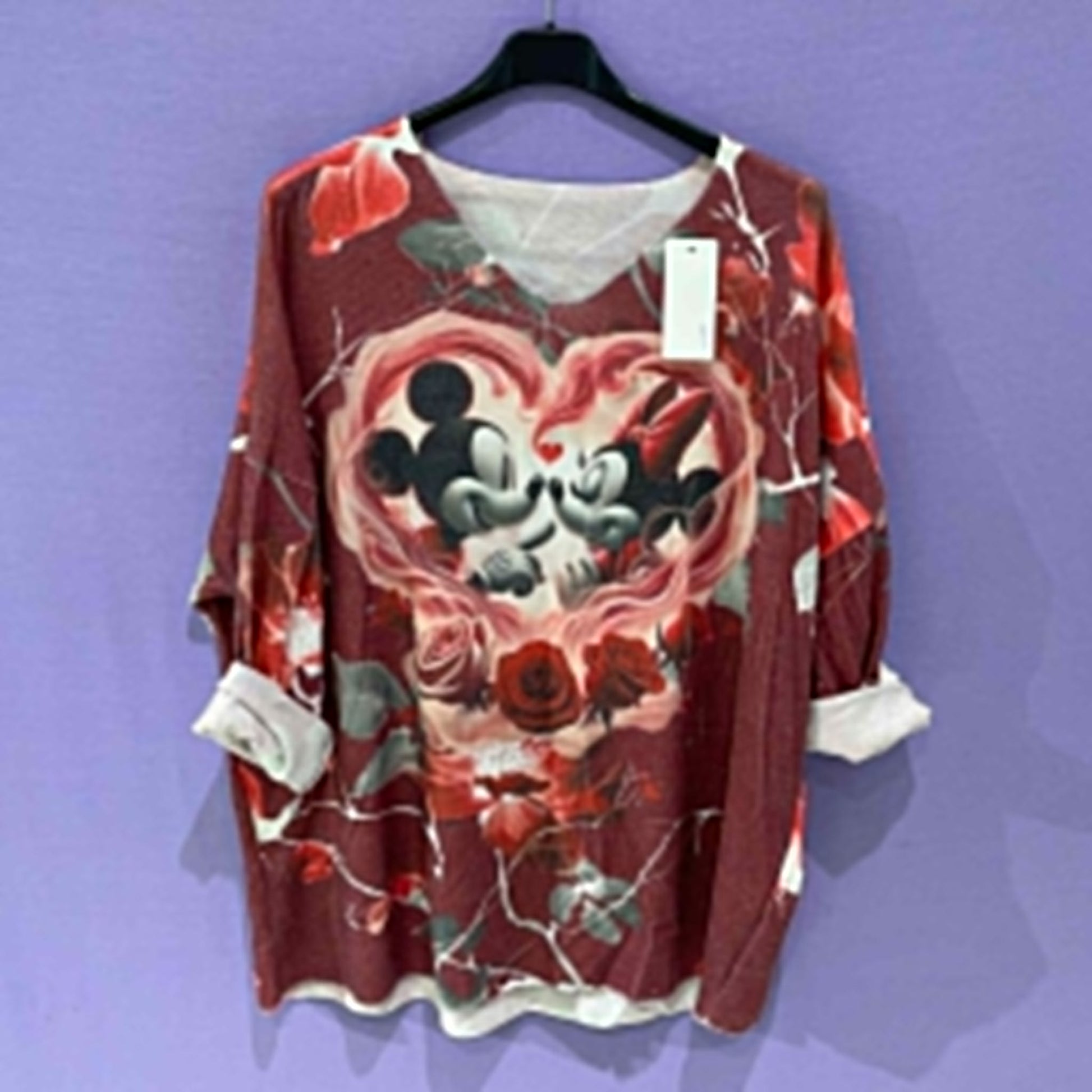 Maxi maglia fantasy curvy