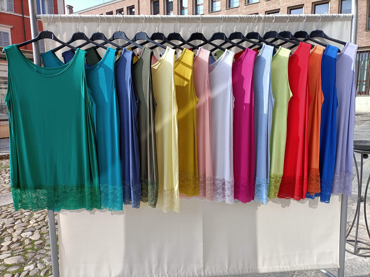 Canotta pizzo Curvy
