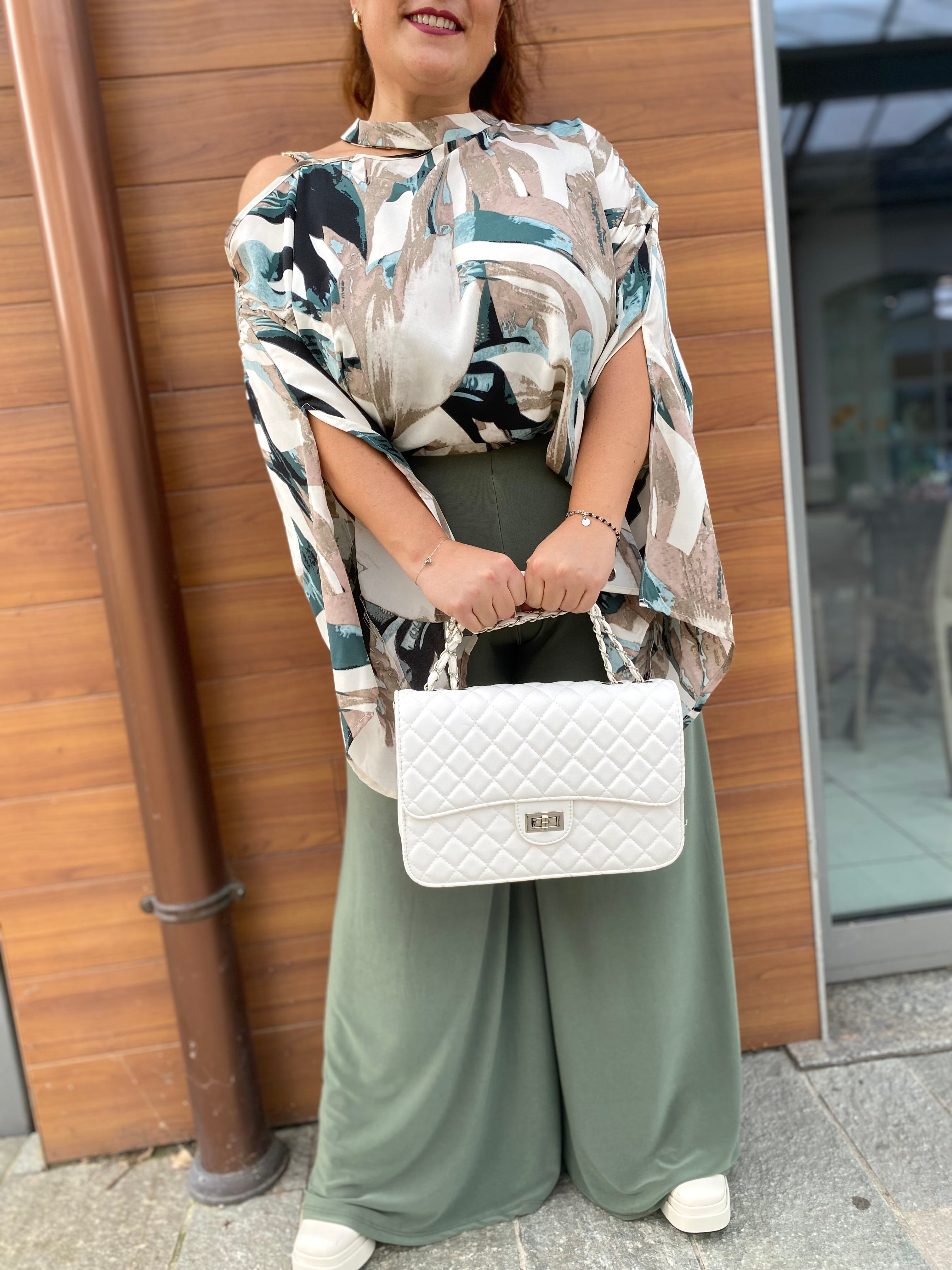 Maxi pantalone fluido