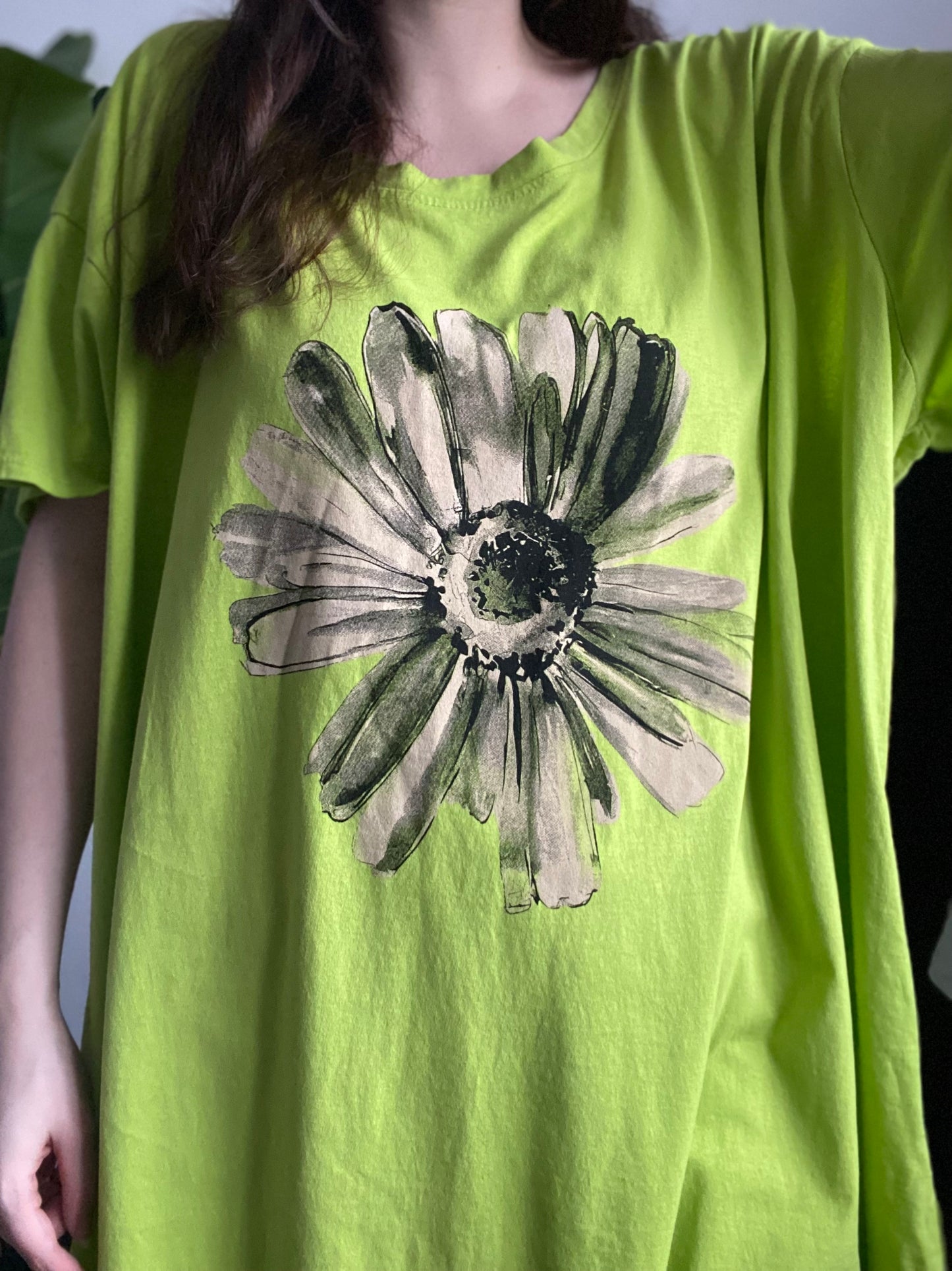 T-shirt maxi fiore