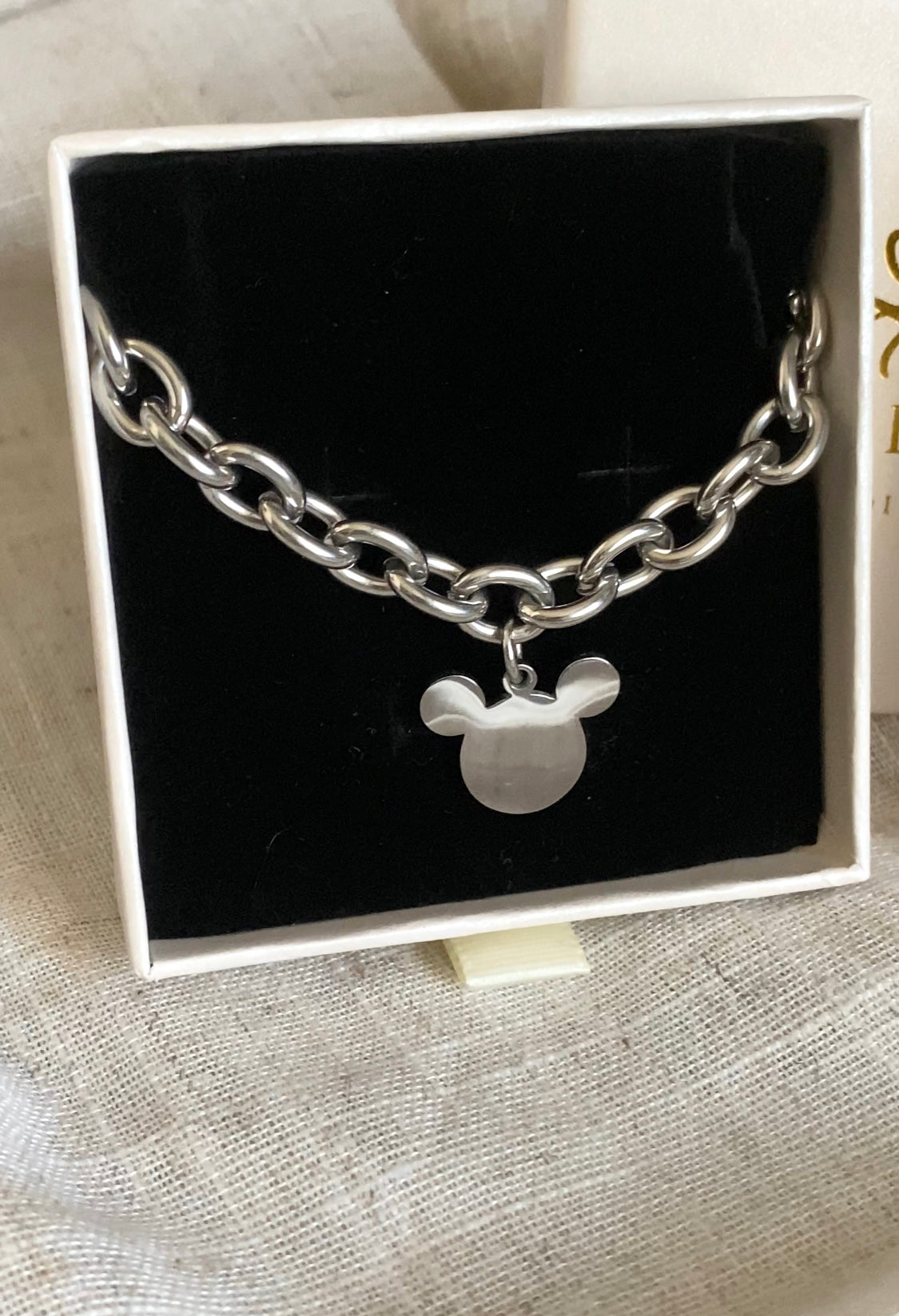 Bracciale maxi catena topolino