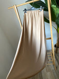 Maxi gonne satin