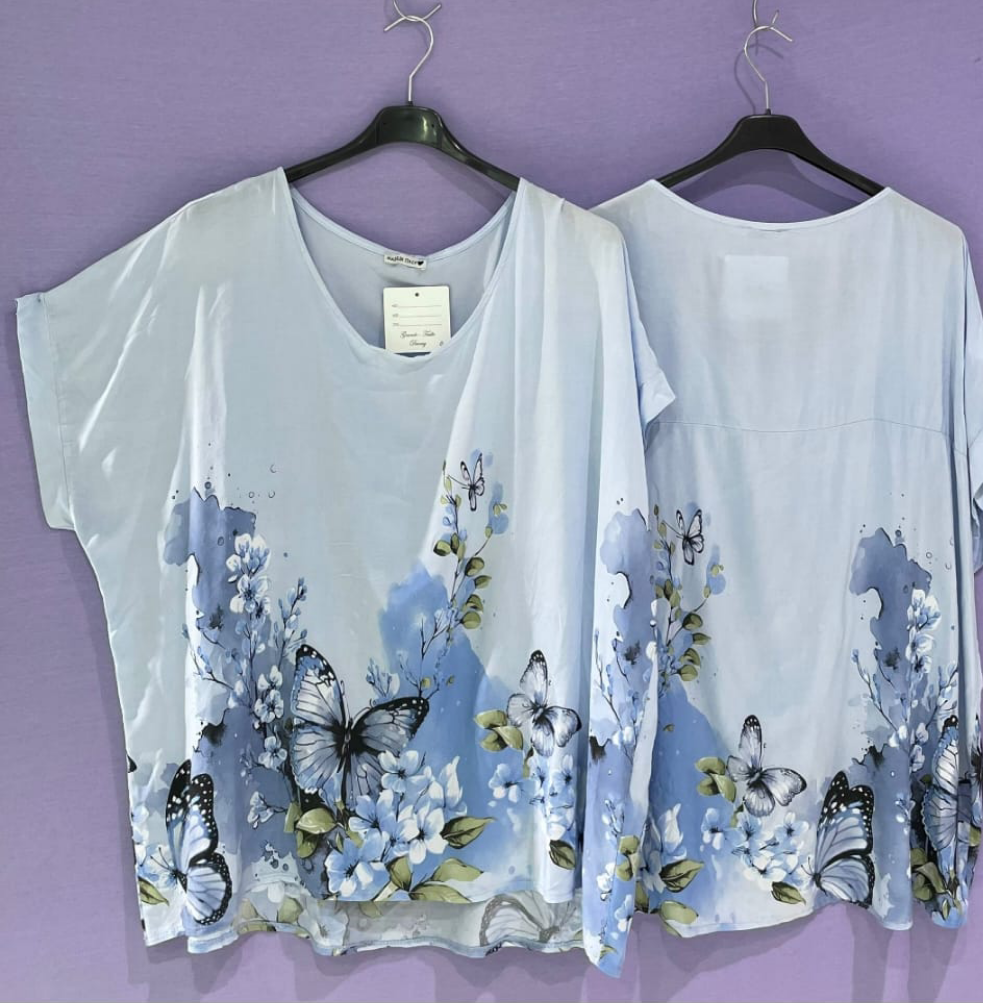 Maglia fantasia taglie comode