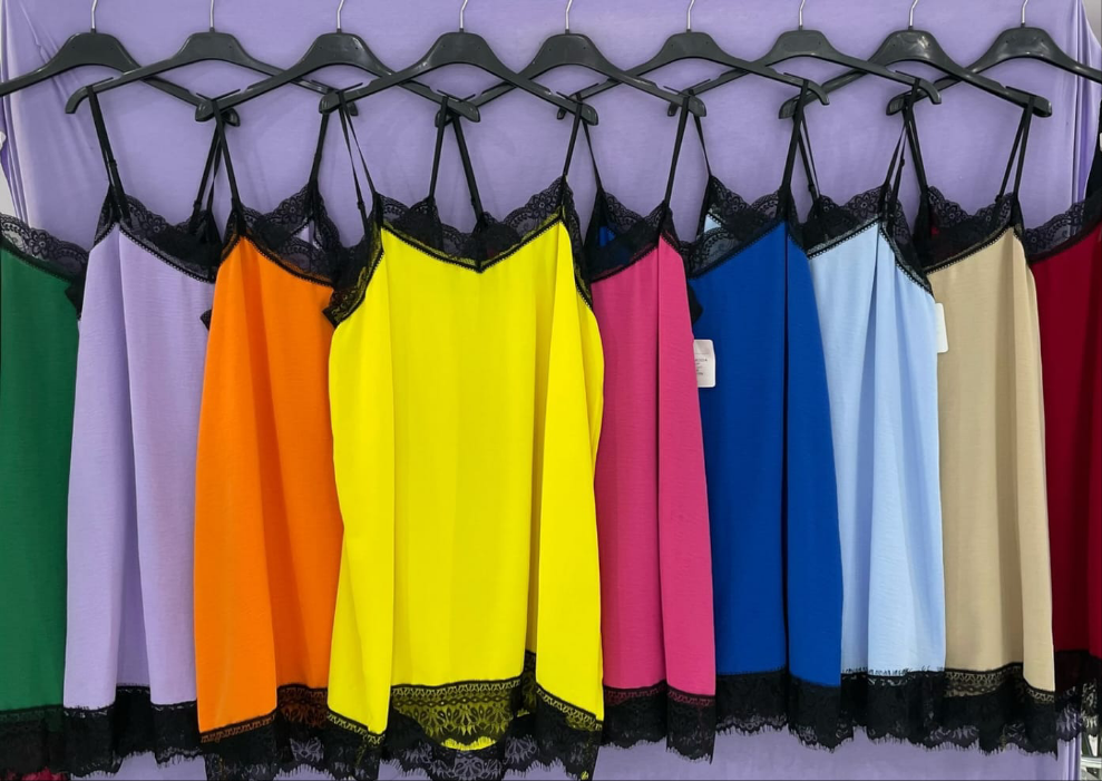 Maxy Top Canotta pizzo